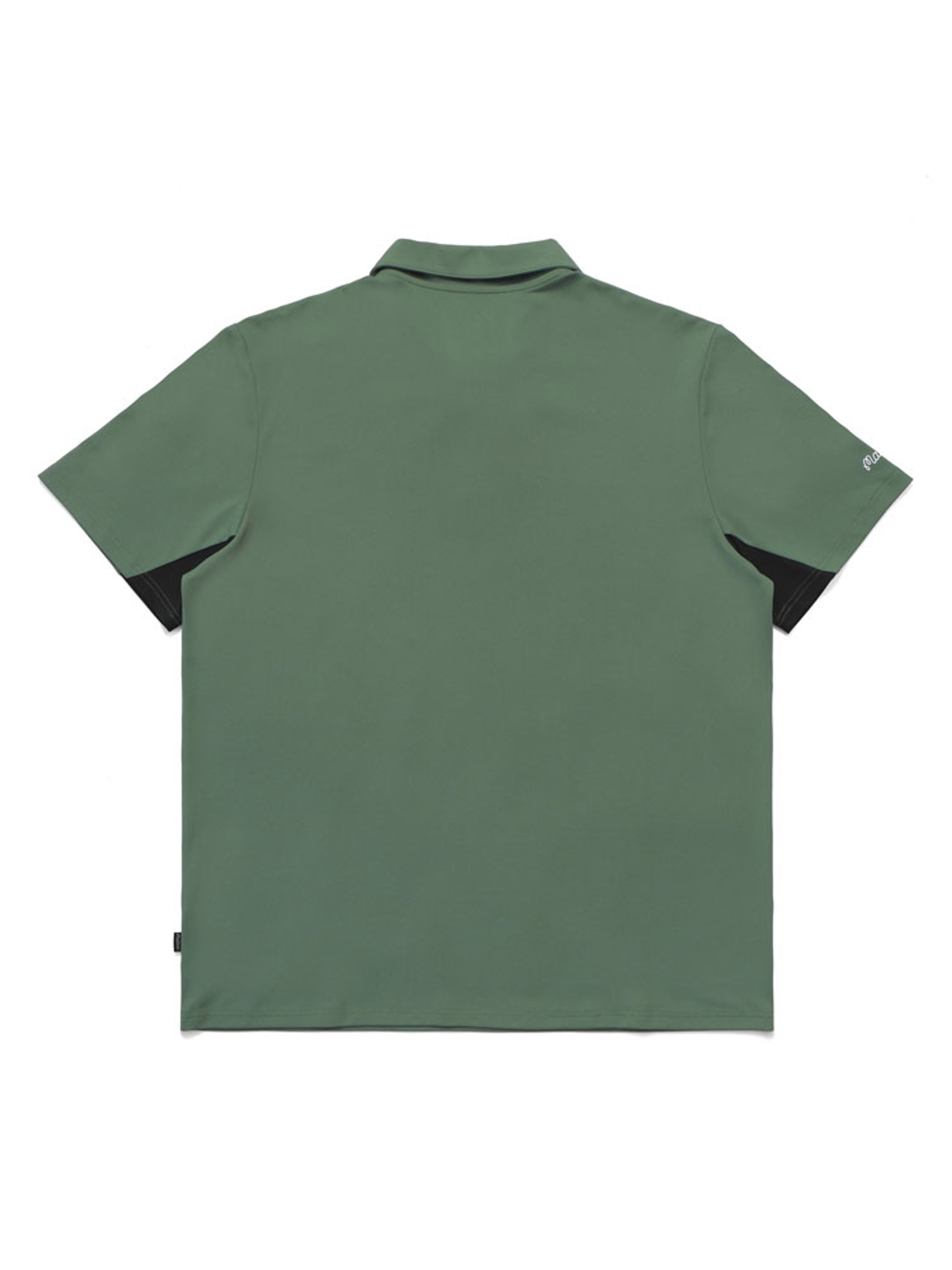 Malbon Performance Pique Polo - Forest/Black
