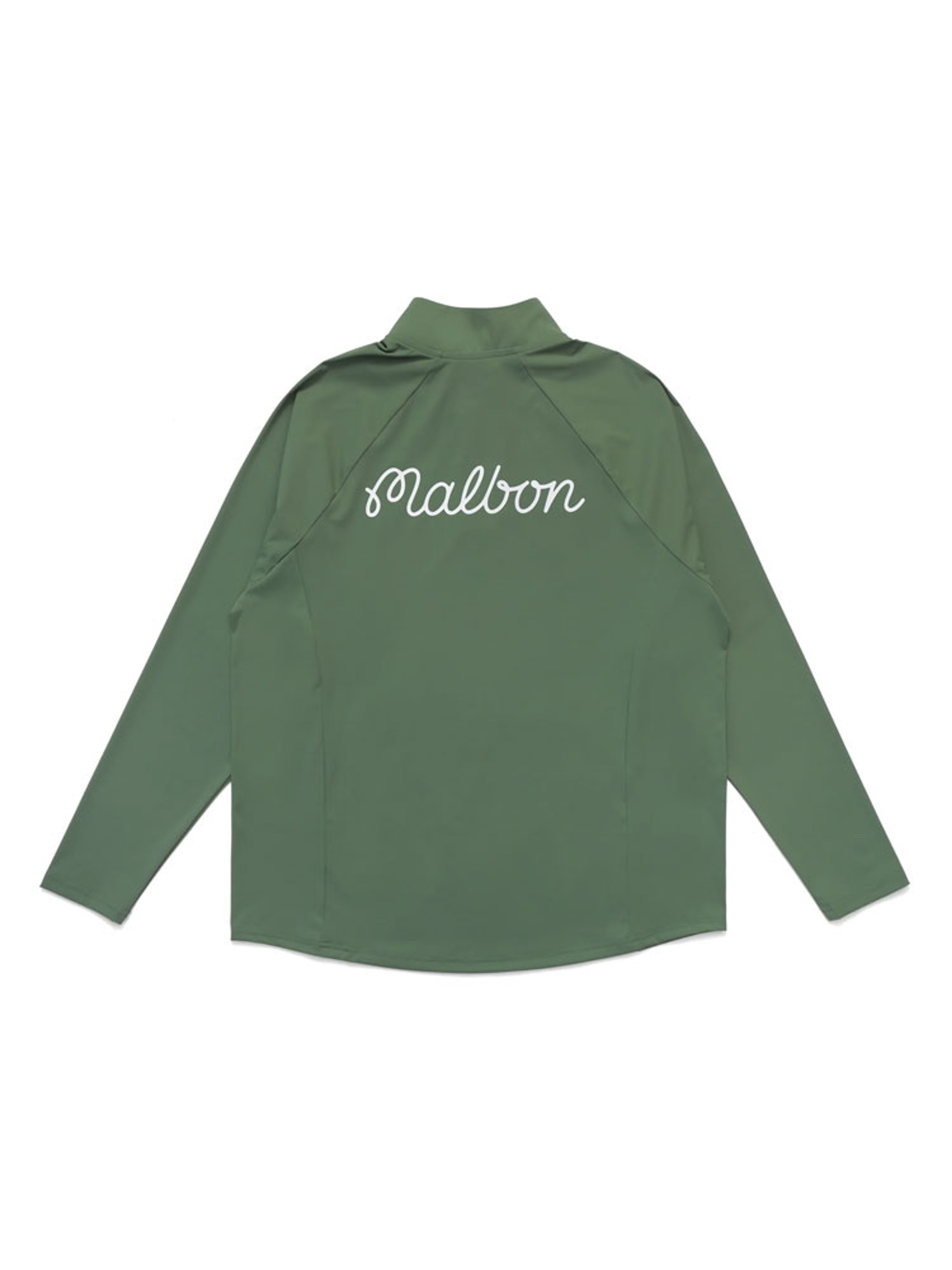 Malbon Performance Raglan Quarter Zip - Forest