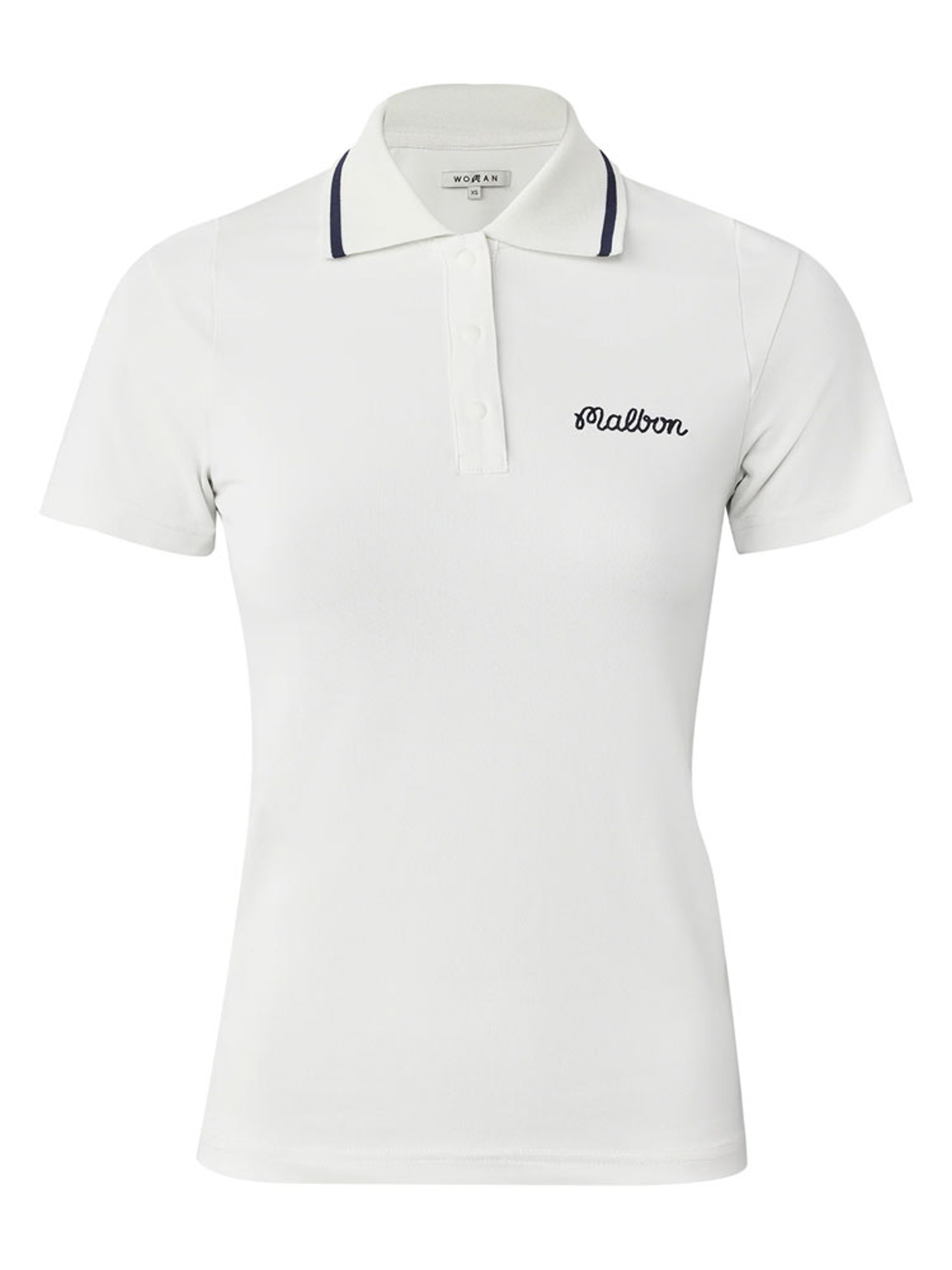 Malbon Womens Paloma Polo II - White/White