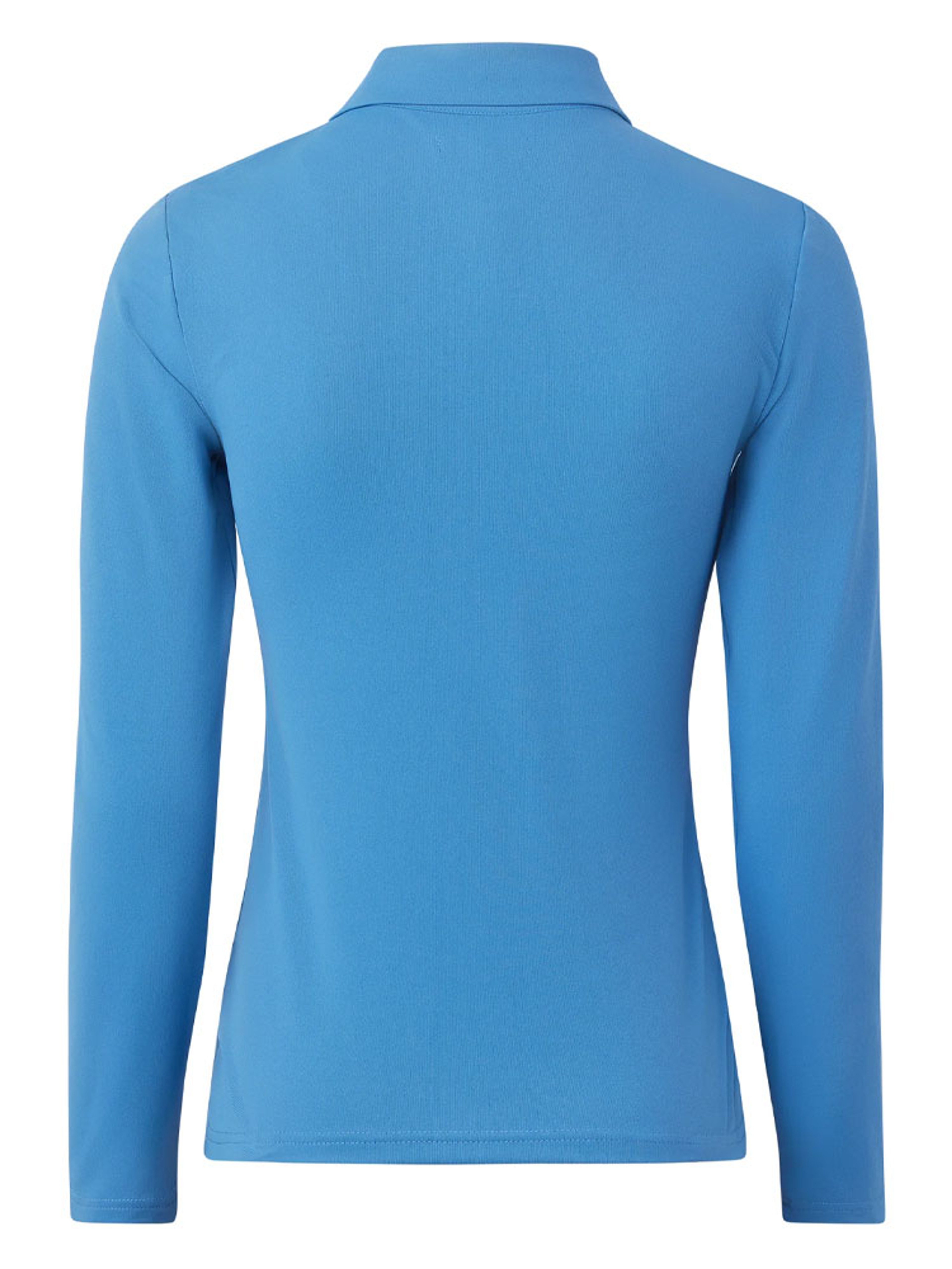 Malbon Womens Venus Long Sleeve Polo - French Blue