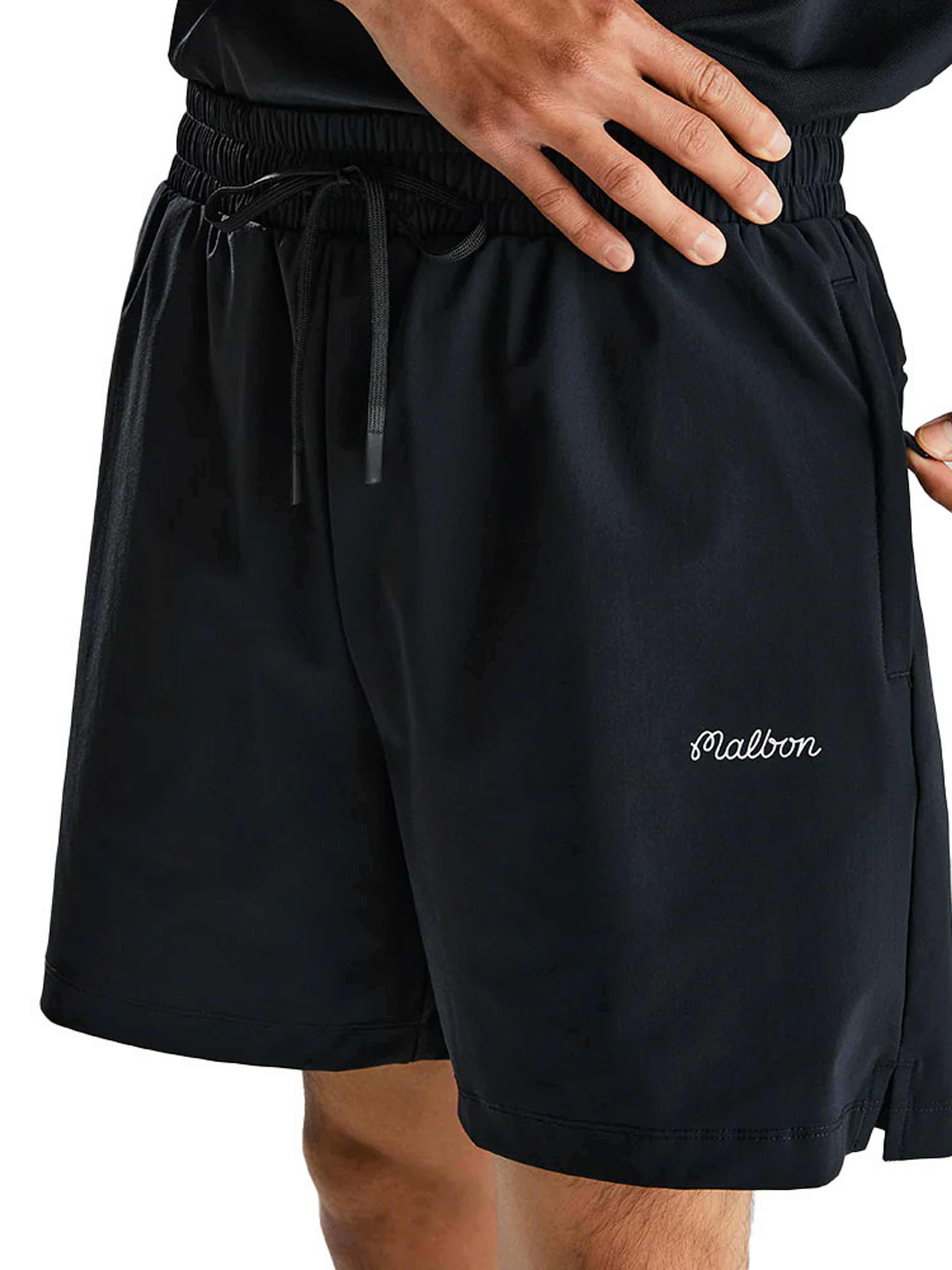 Malbon Performance Poly Tech Short - Black
