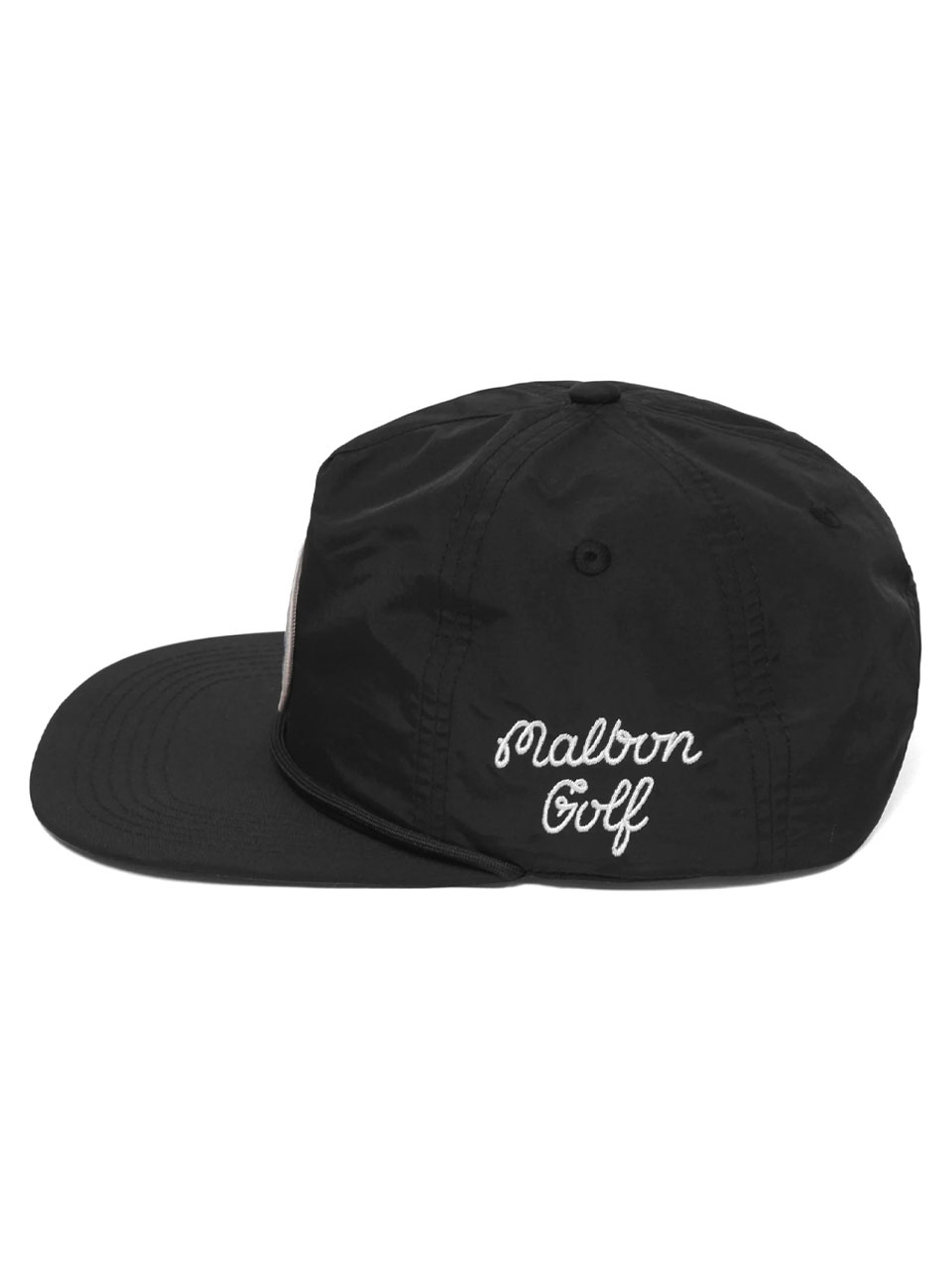 Malbon Exploration Dept. Nylon Rope Hat - Black