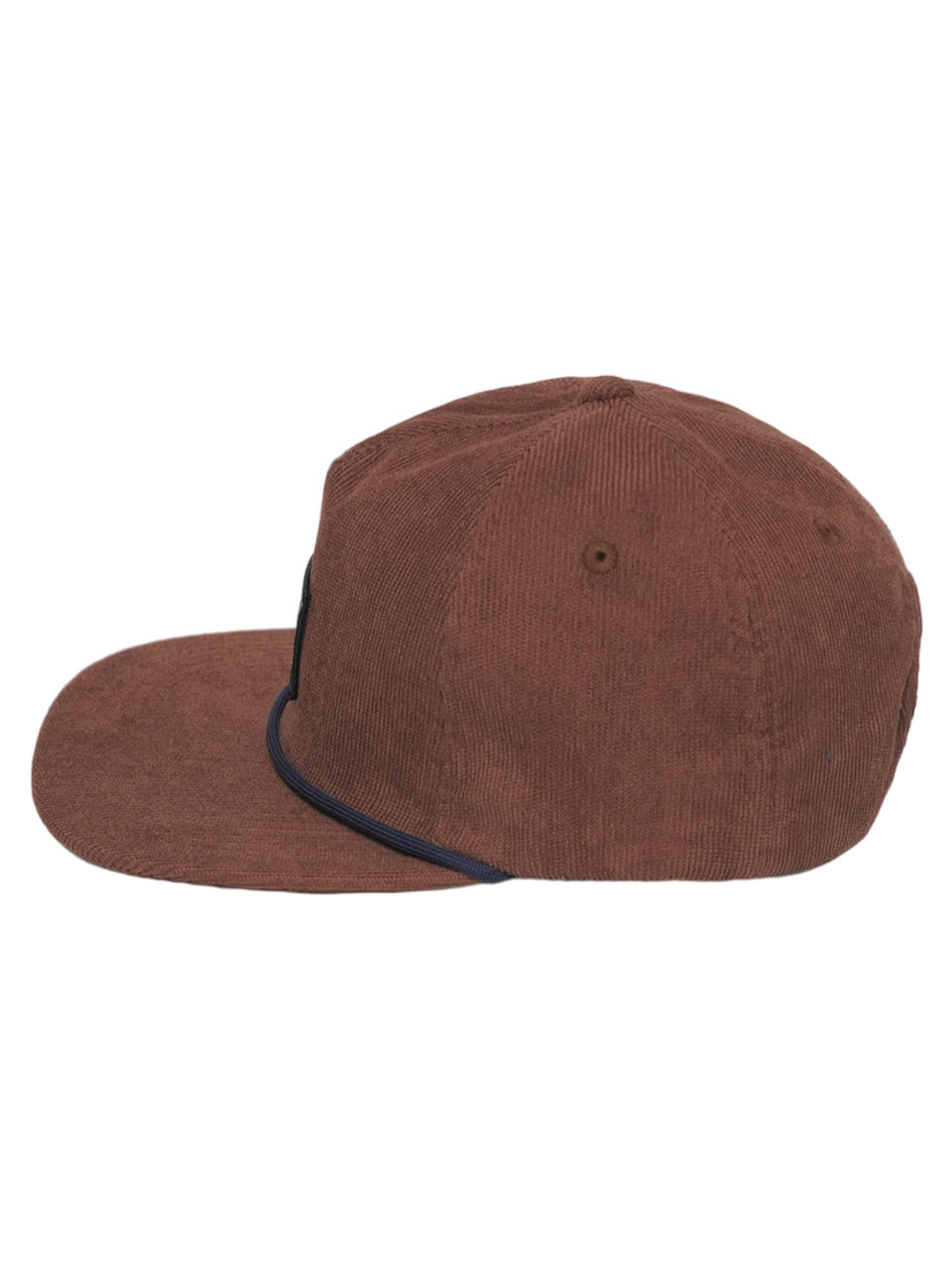 Malbon Glacier Corduroy Rope Hat - Brown