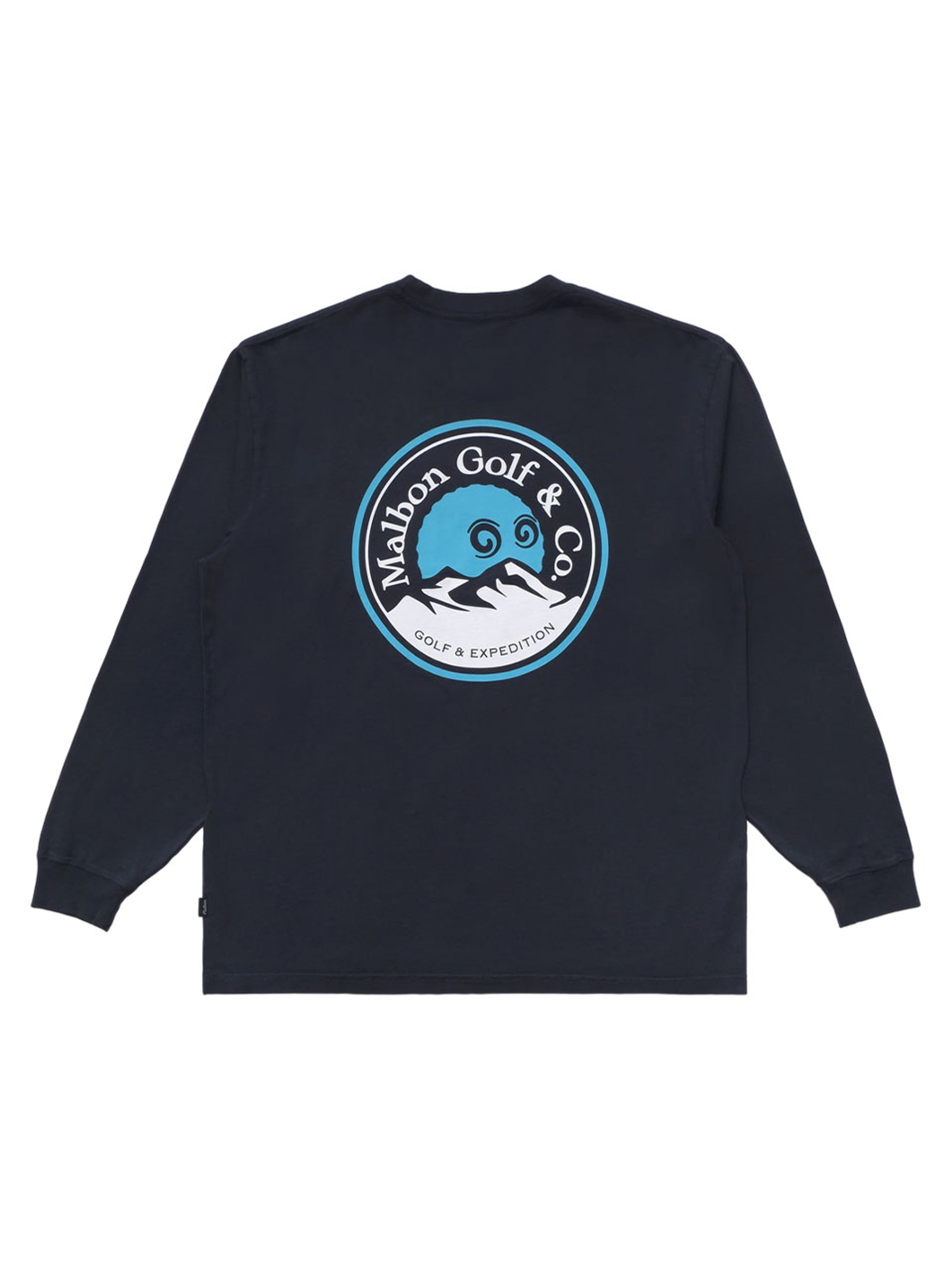 Malbon Expedition Long Sleeve T-shirt - Navy