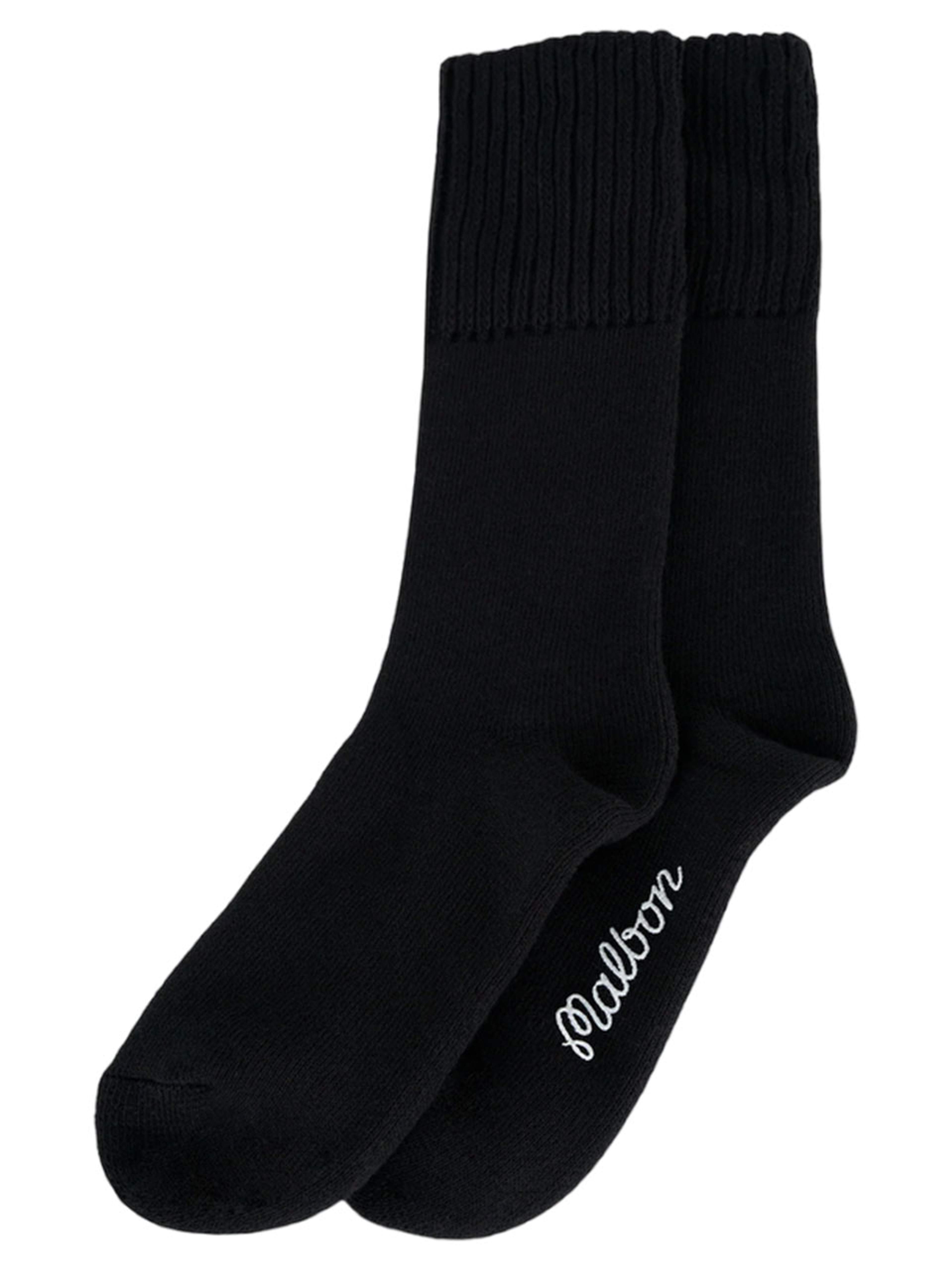 Malbon Womens Sloane Scrunch Sock - Black