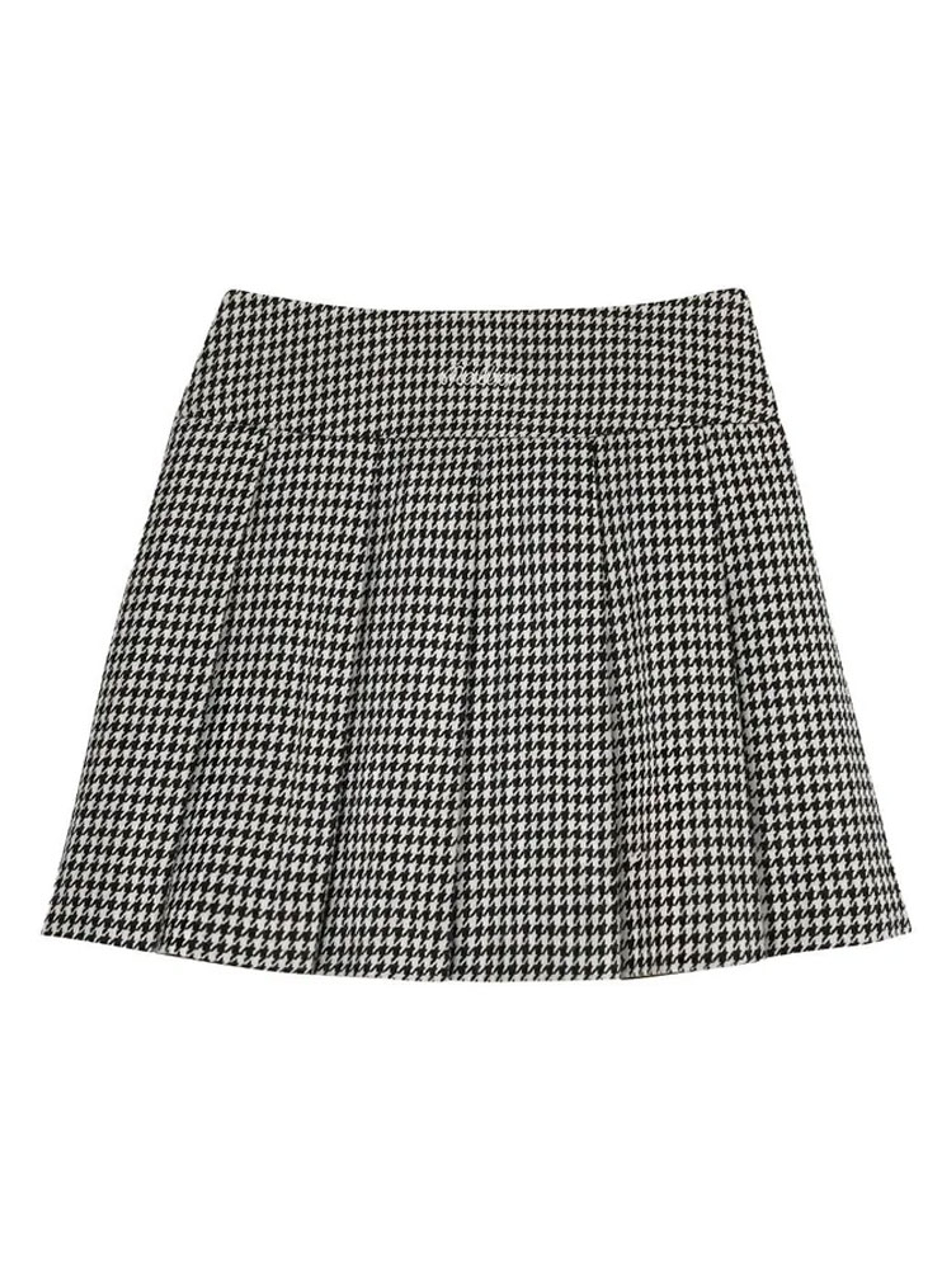 Malbon Womens Cambridge Skirt - White/Black Multi