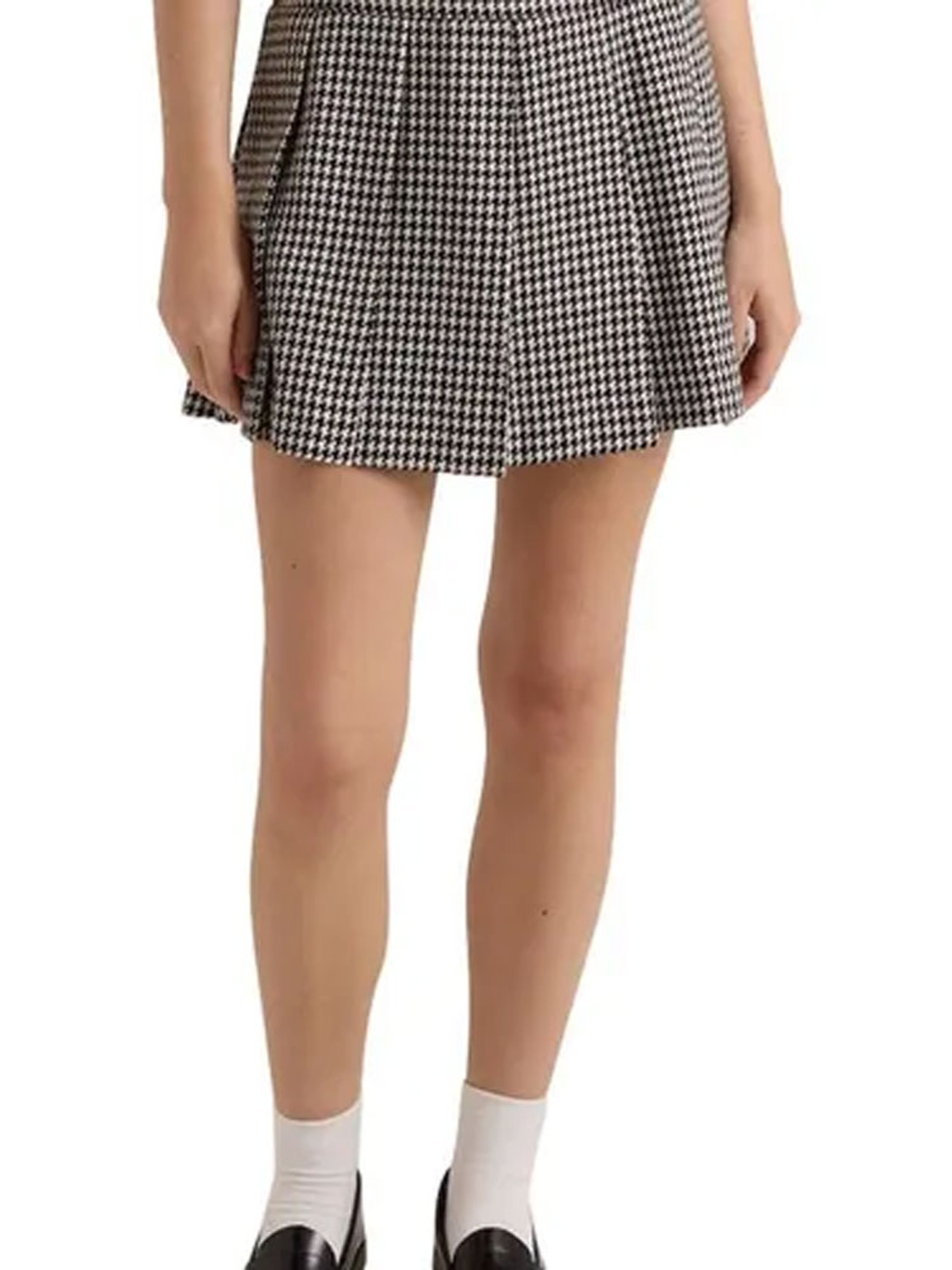 Malbon Womens Cambridge Skirt - White/Black Multi