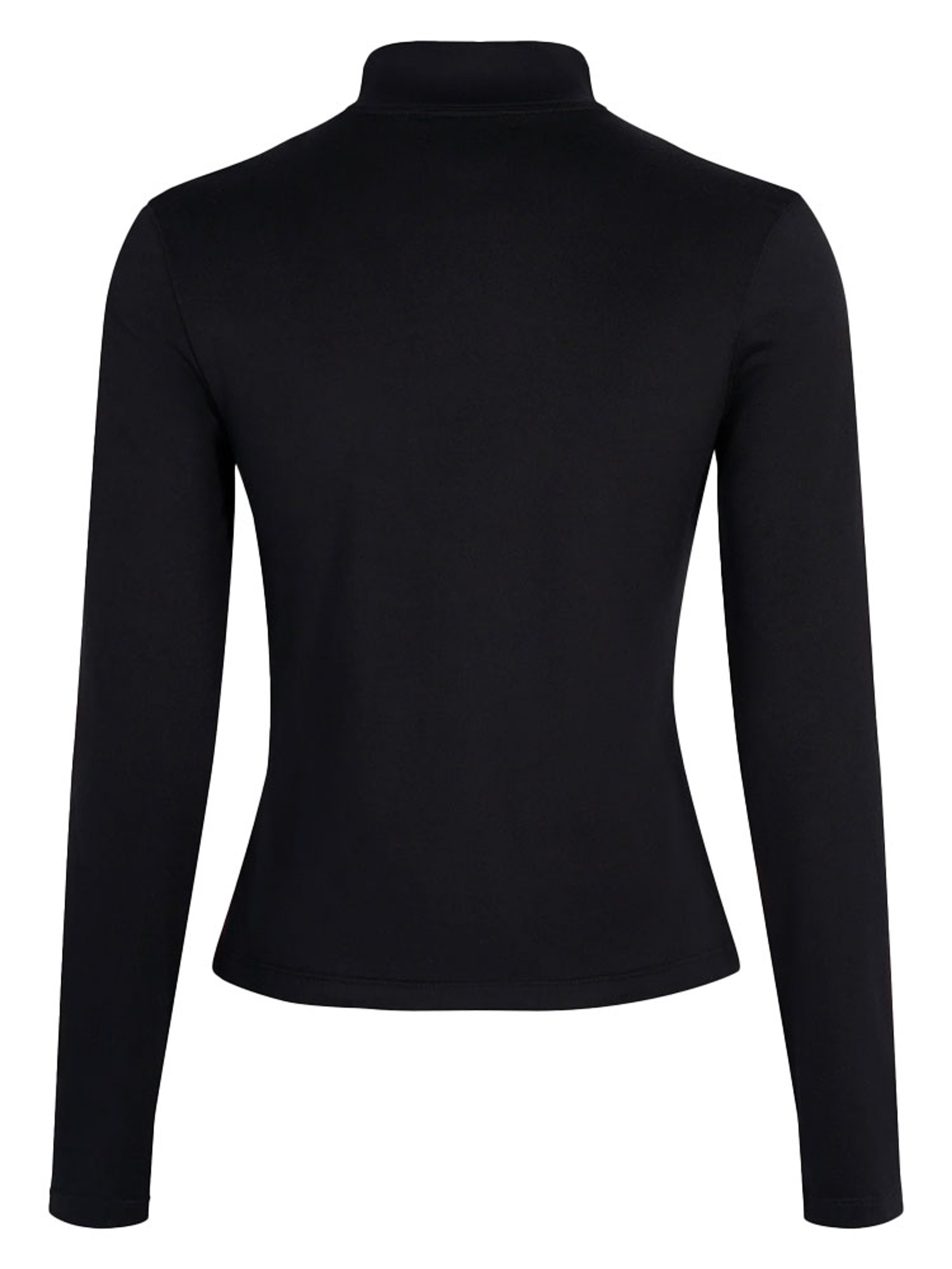 Malbon Womens Rally Long Sleeve Mockneck - Black