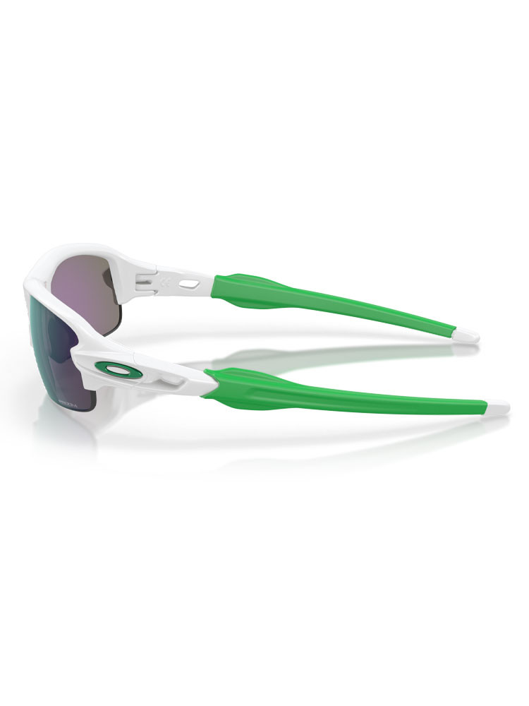 Oakley Flak XXS (Youth Fit) Sunglasses - Matte White w/ Prizm Jade