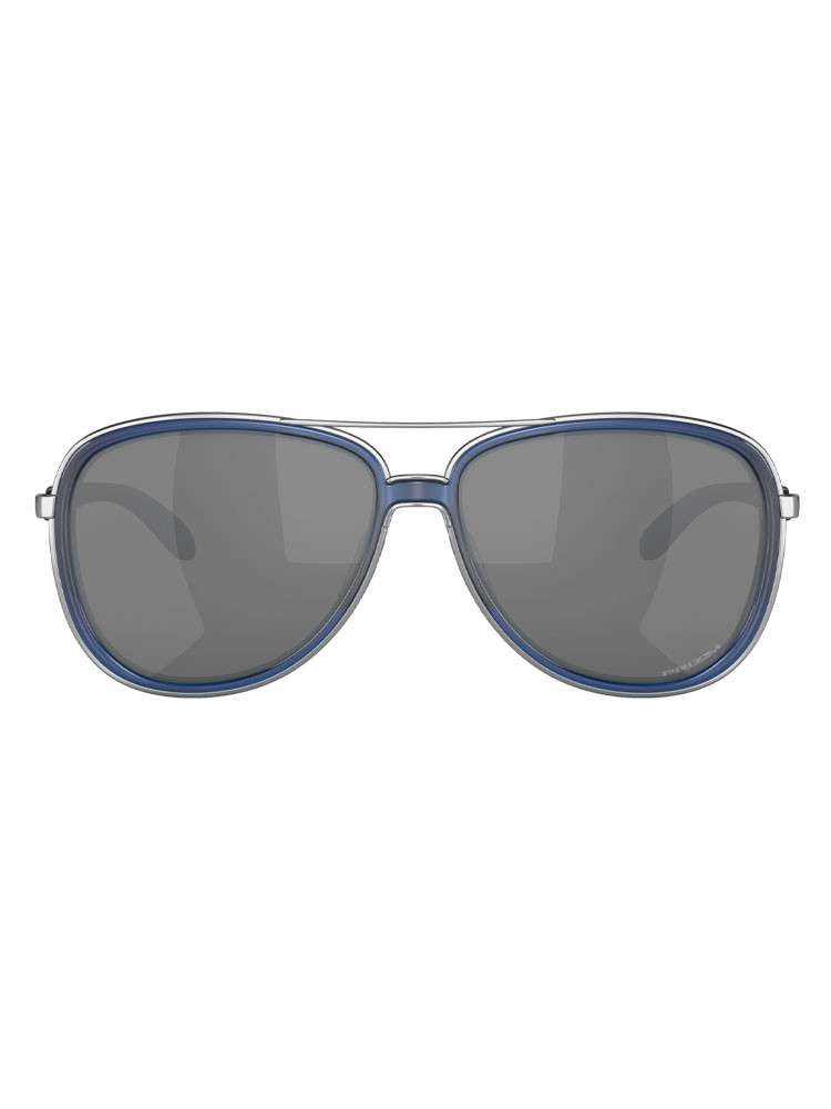 Oakley Split Time Sunglasses - Matte Trans Blue w/ Prizm Black