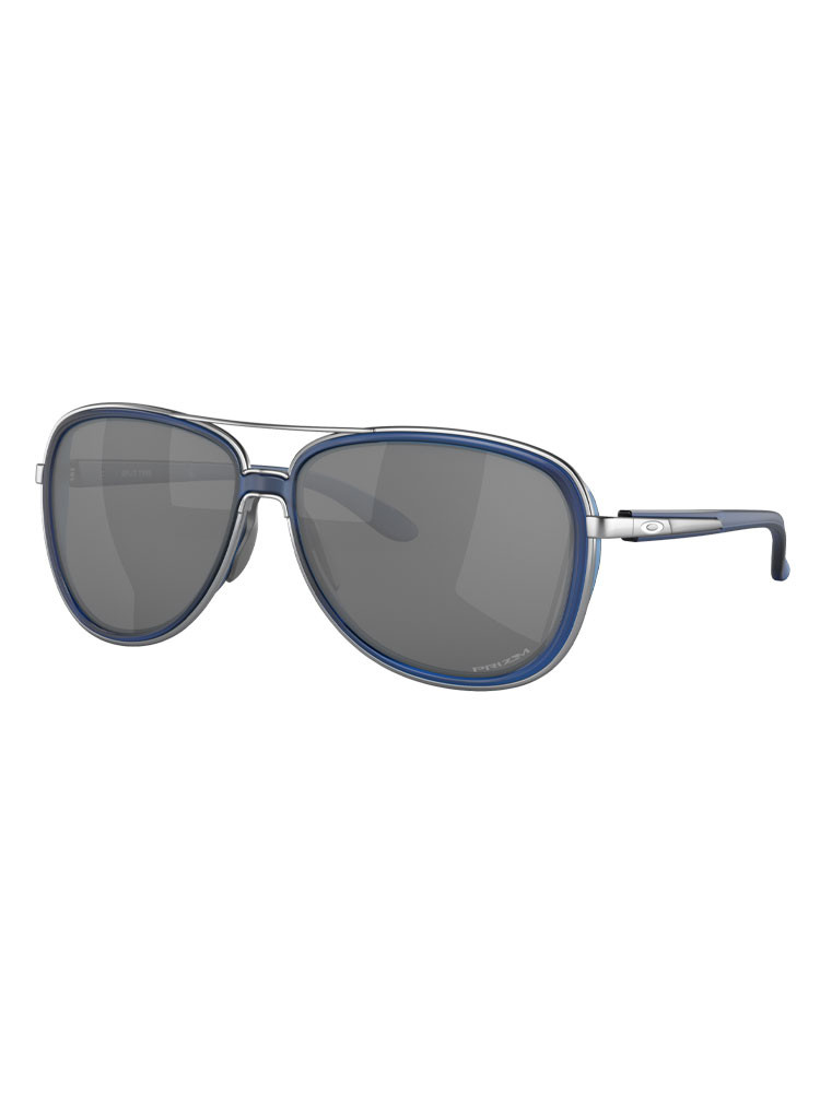 Oakley Split Time Sunglasses - Matte Trans Blue w/ Prizm Black