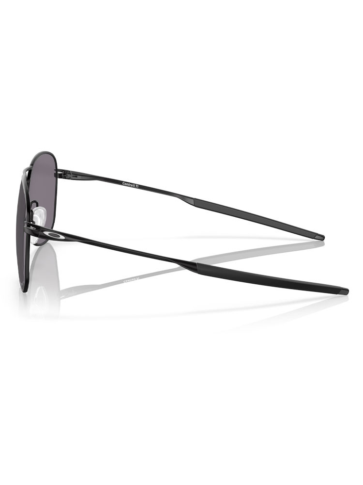 Oakley Contrail Ti Sunglasses - Satin Black w/ Prizm Grey Polarised