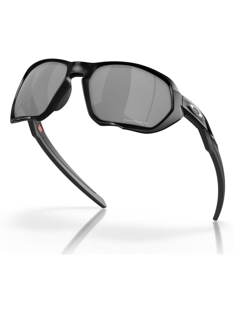 Oakley Plazma Sunglasses - Matte Black w/ Prizm Black Polarised