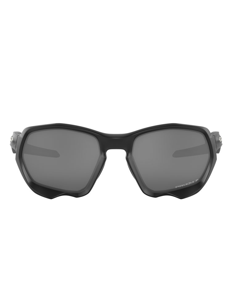 Oakley Plazma Sunglasses - Matte Black w/ Prizm Black Polarised