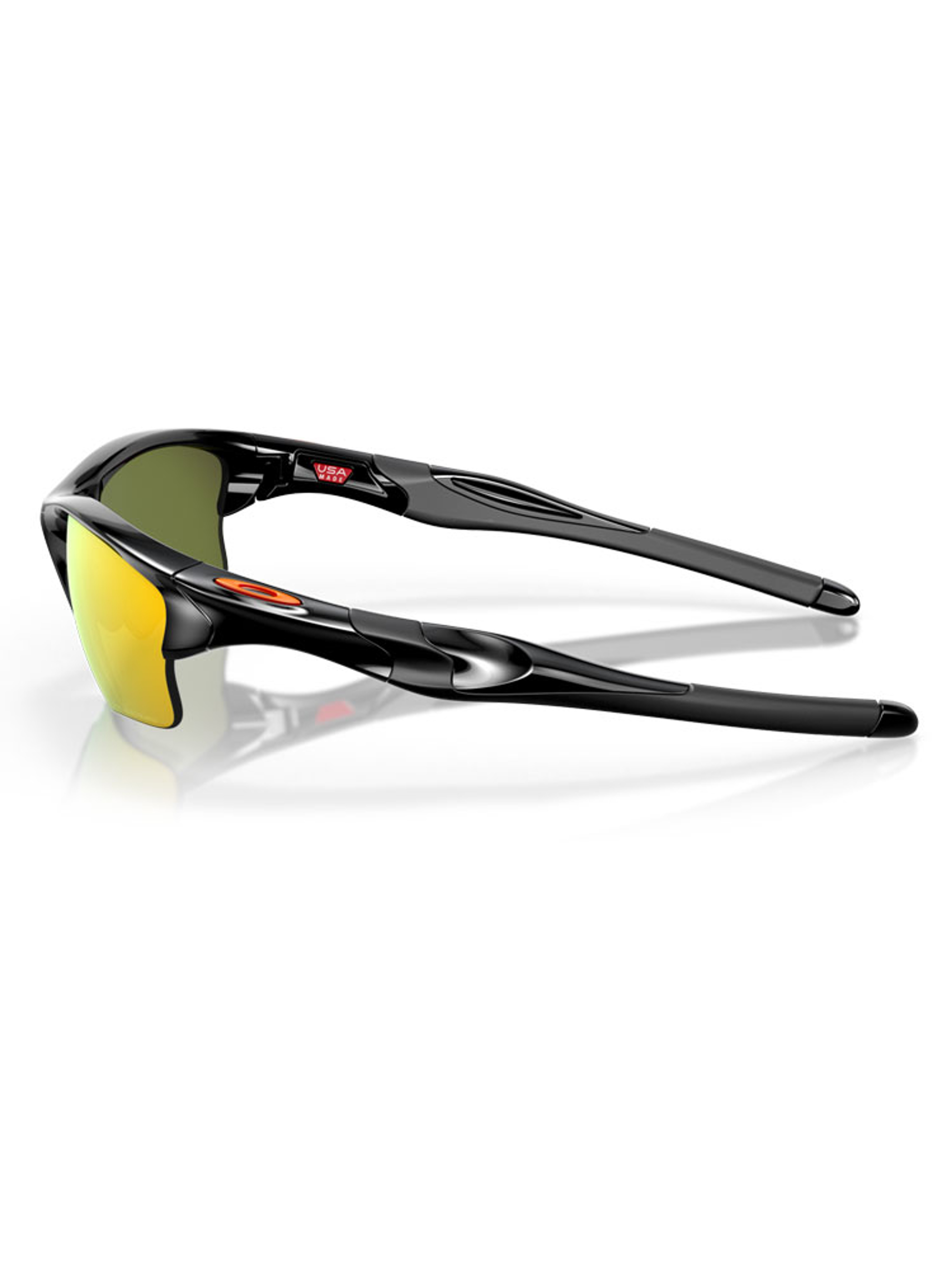 Oakley Half Jacket 2.0 XL Sunglasses - Polished Black w/ Fire Iridium Polarised