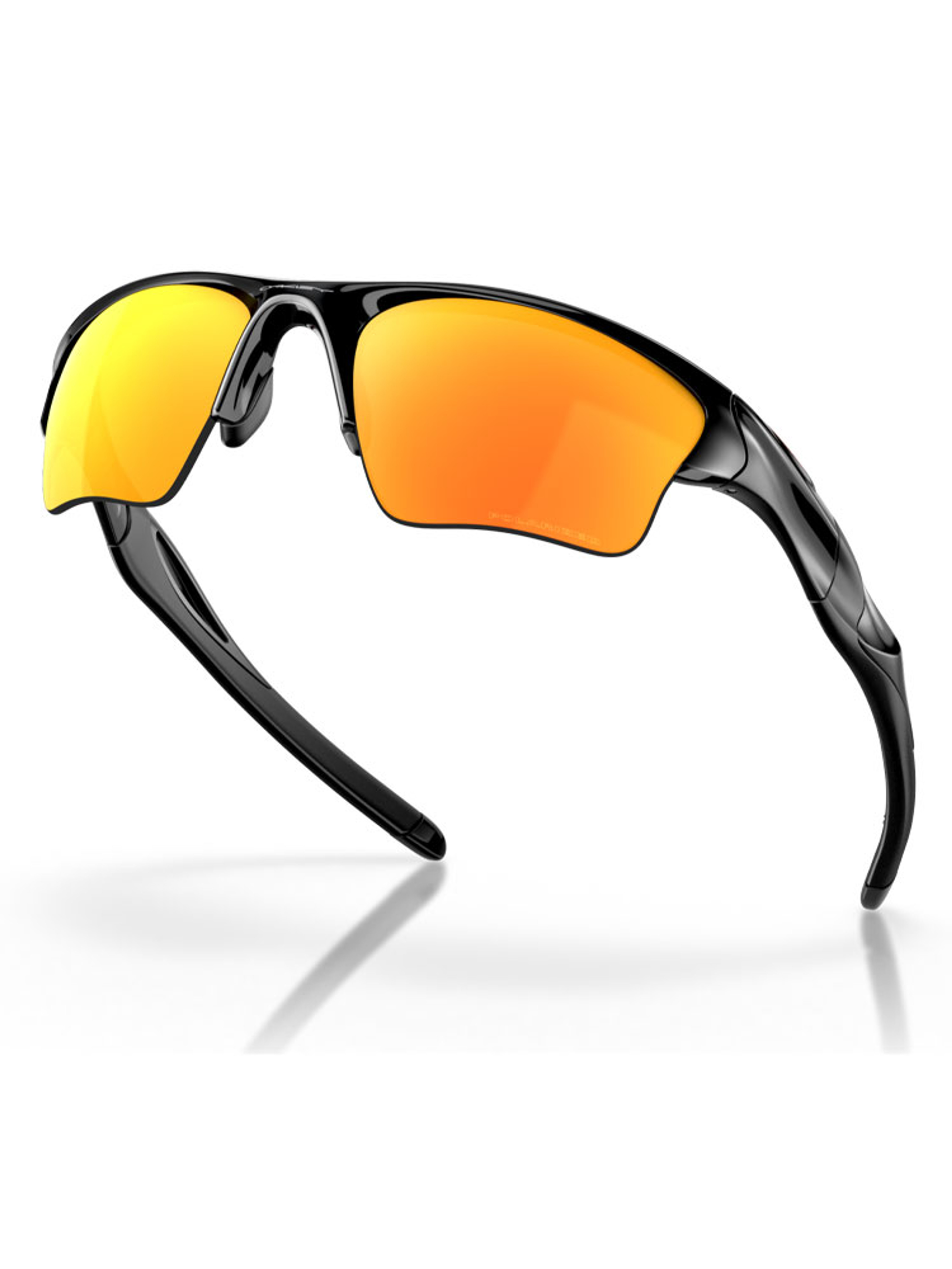 Oakley Half Jacket 2.0 XL Sunglasses - Polished Black w/ Fire Iridium Polarised