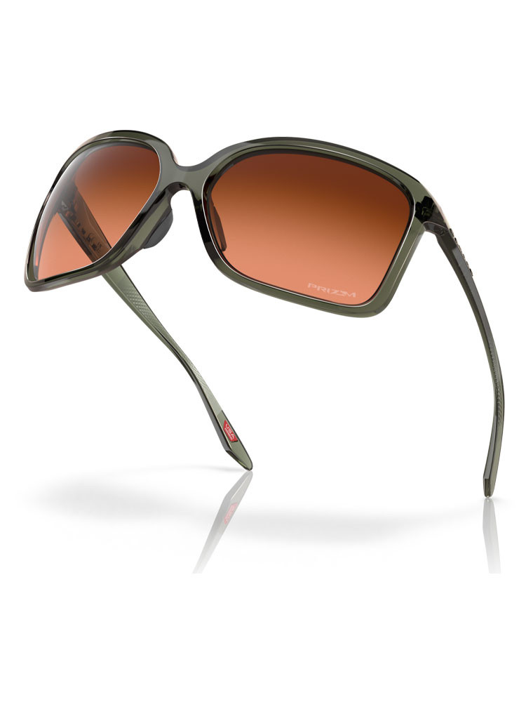 Oakley Wildrye Sunglasses - Polished Transparent w/ Prizm Sapphire Polarised