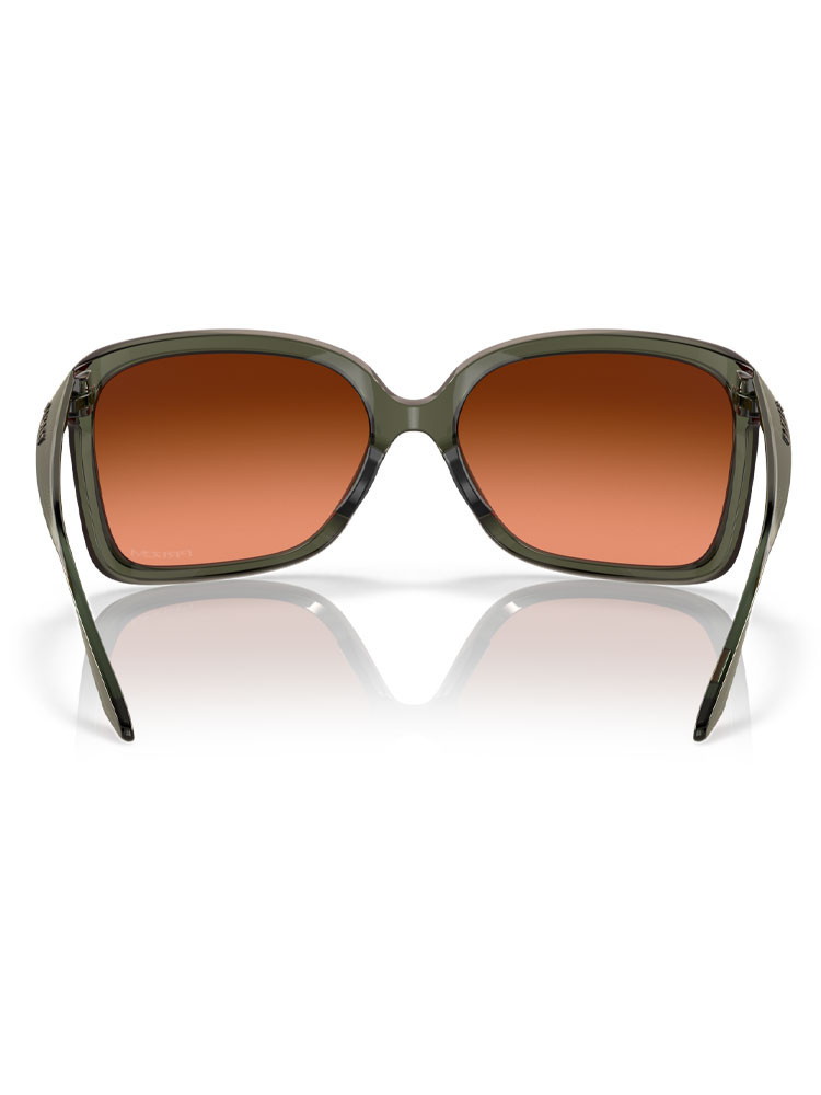 Oakley Wildrye Sunglasses - Polished Transparent w/ Prizm Sapphire Polarised