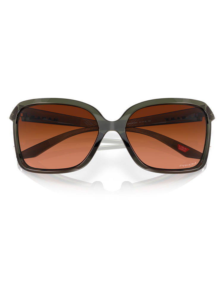 Oakley Wildrye Sunglasses - Polished Transparent w/ Prizm Sapphire Polarised