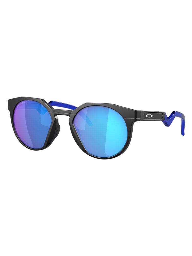 Oakley HSTN (Asia Fit) Sunglasses - Matte Black w/ Prizm Sapphire Polarised