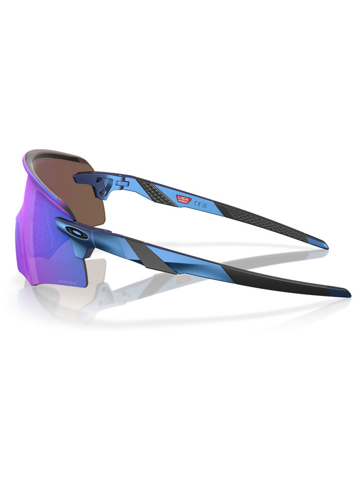Oakley Encoder Sunglasses - Matte Cyan-Blue Colourshift w/ Prizm Sapphire