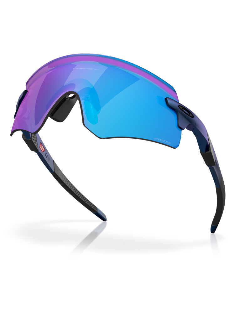 Oakley Encoder Sunglasses - Matte Cyan-Blue Colourshift w/ Prizm Sapphire