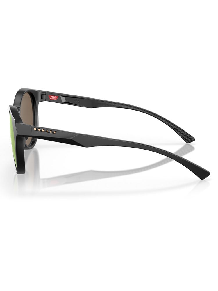 Oakley Spindrift Sunglasses - Matte Black w/ Prizm Rose Gold Polarised