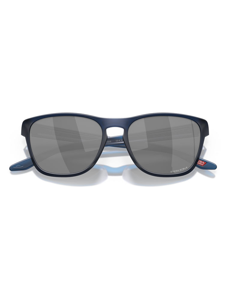 Oakley Manorburn Sunglasses - Matte Trans Blue w/ Prizm Black