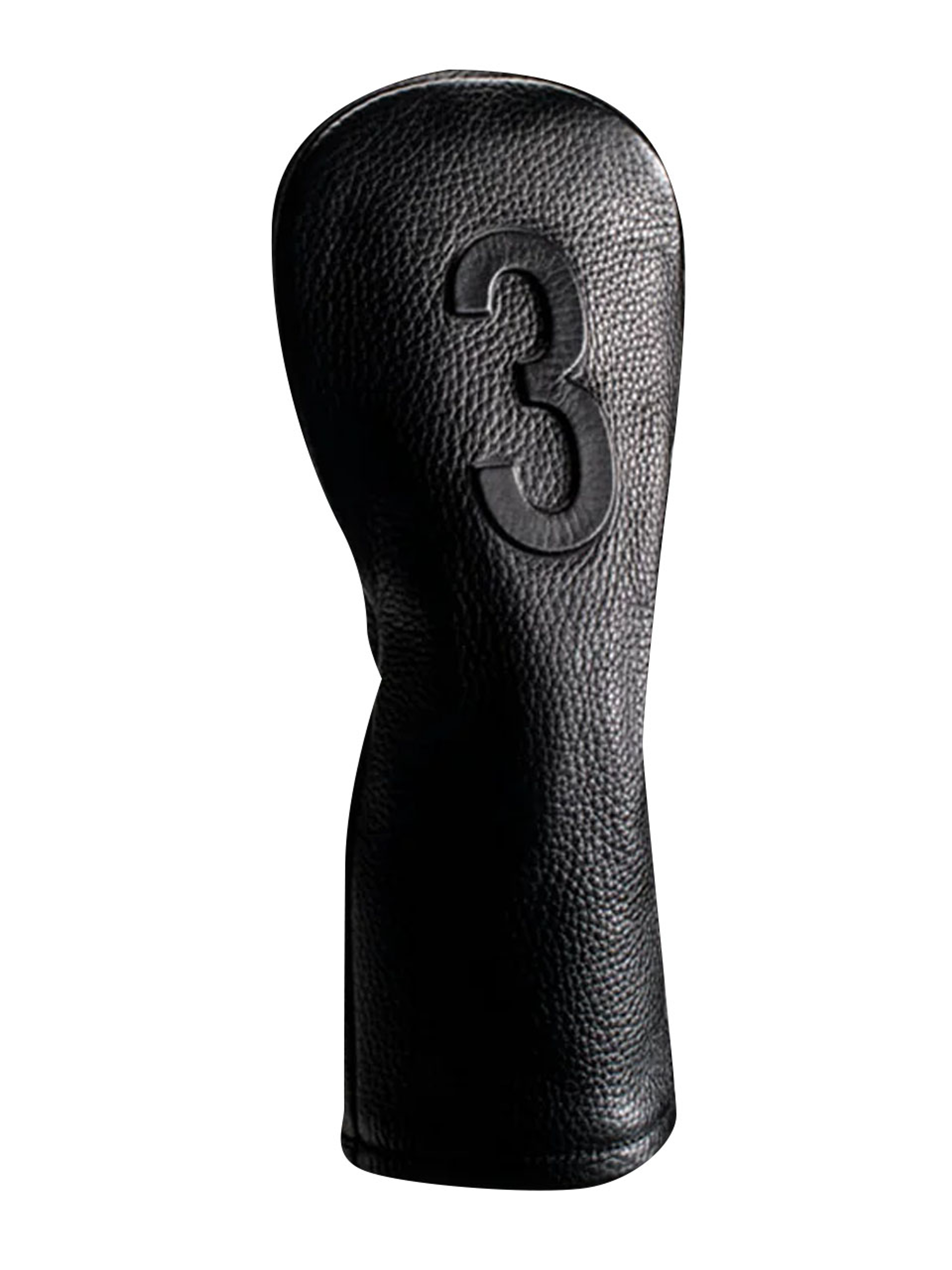 Vessel Lux Embosse Headcover - 3 Wood Black