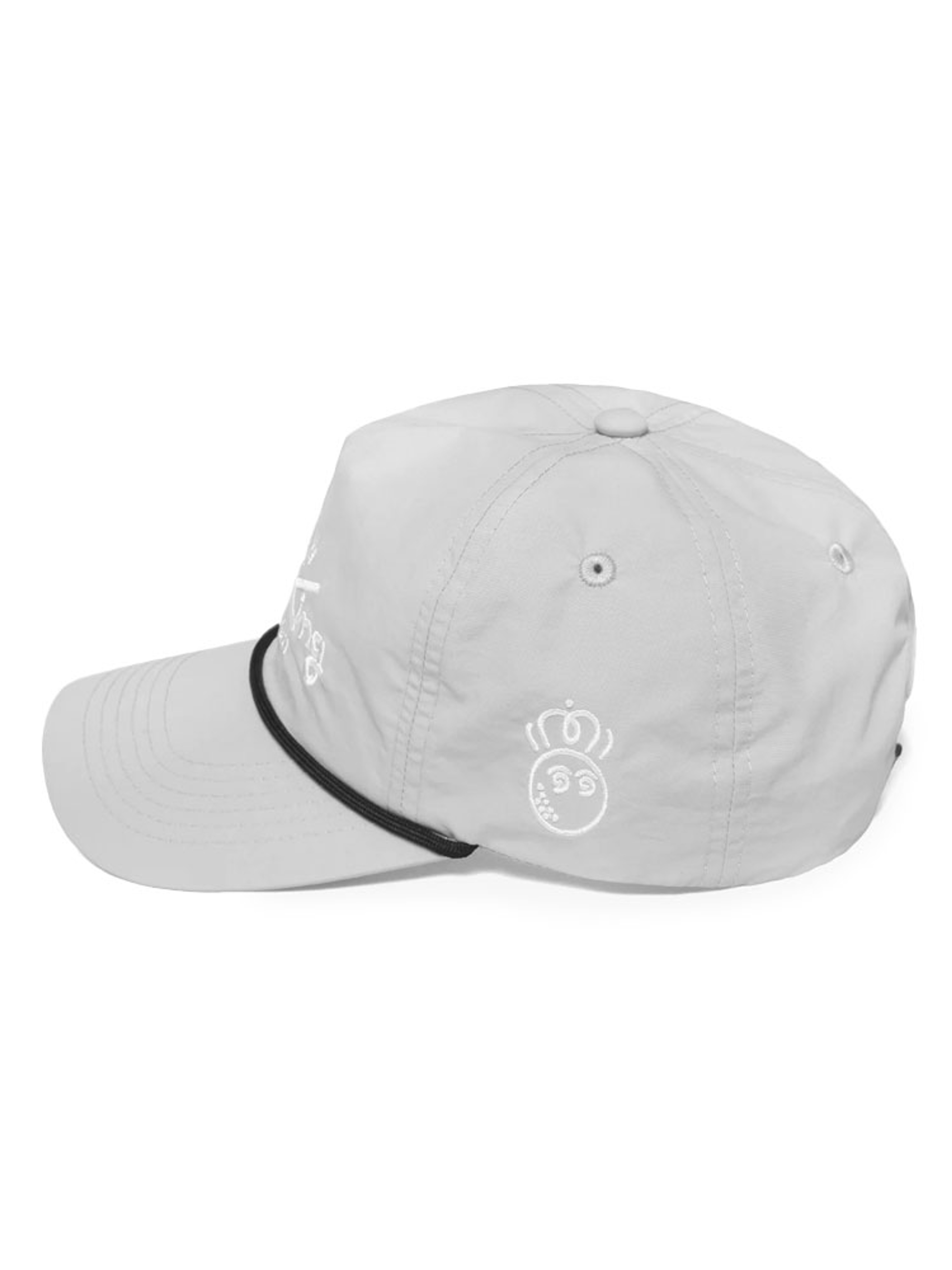 Malbon Roll King Nylon Rope Hat - Grey