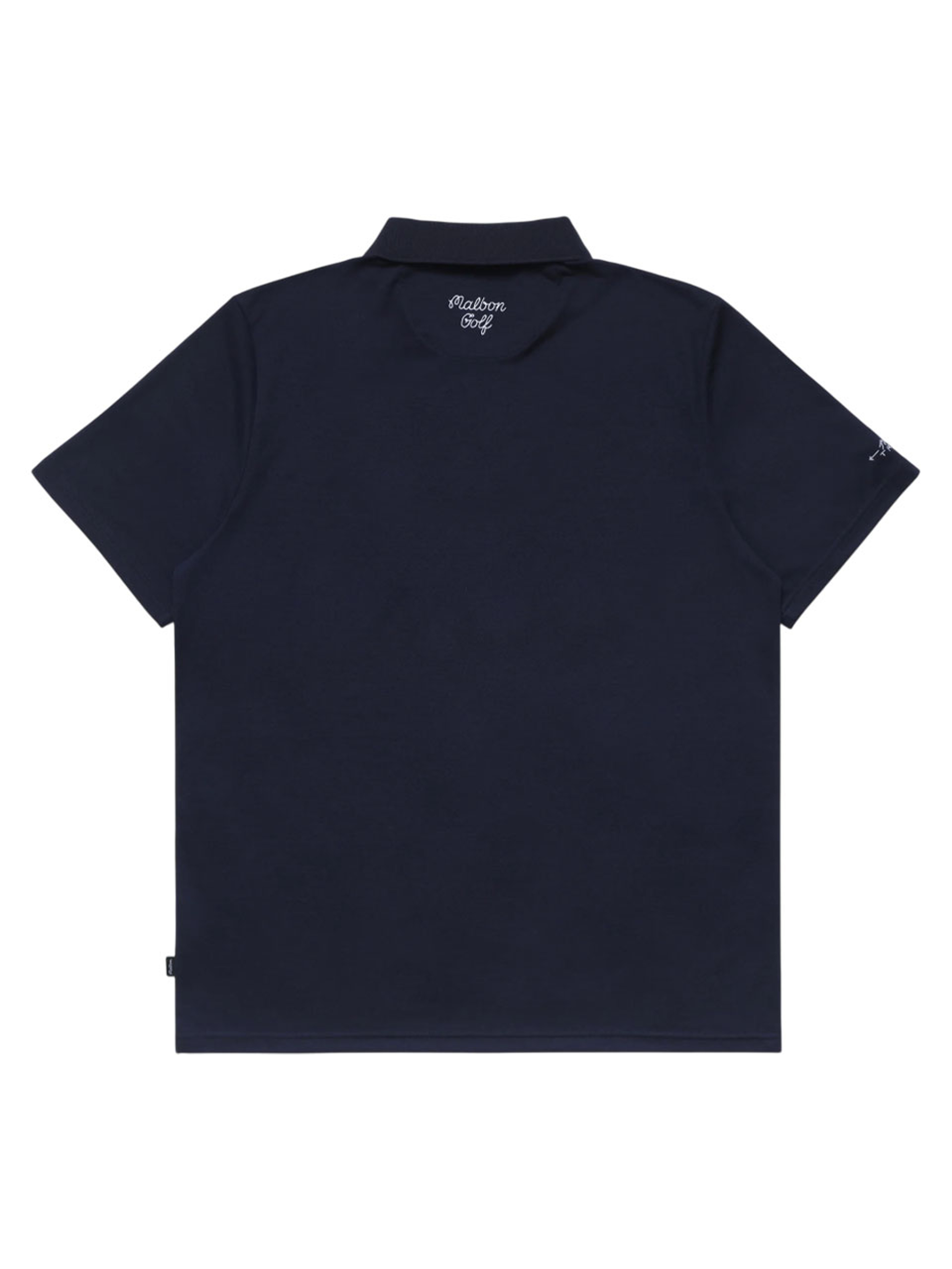Malbon Trophy Performance Pique Polo - Navy