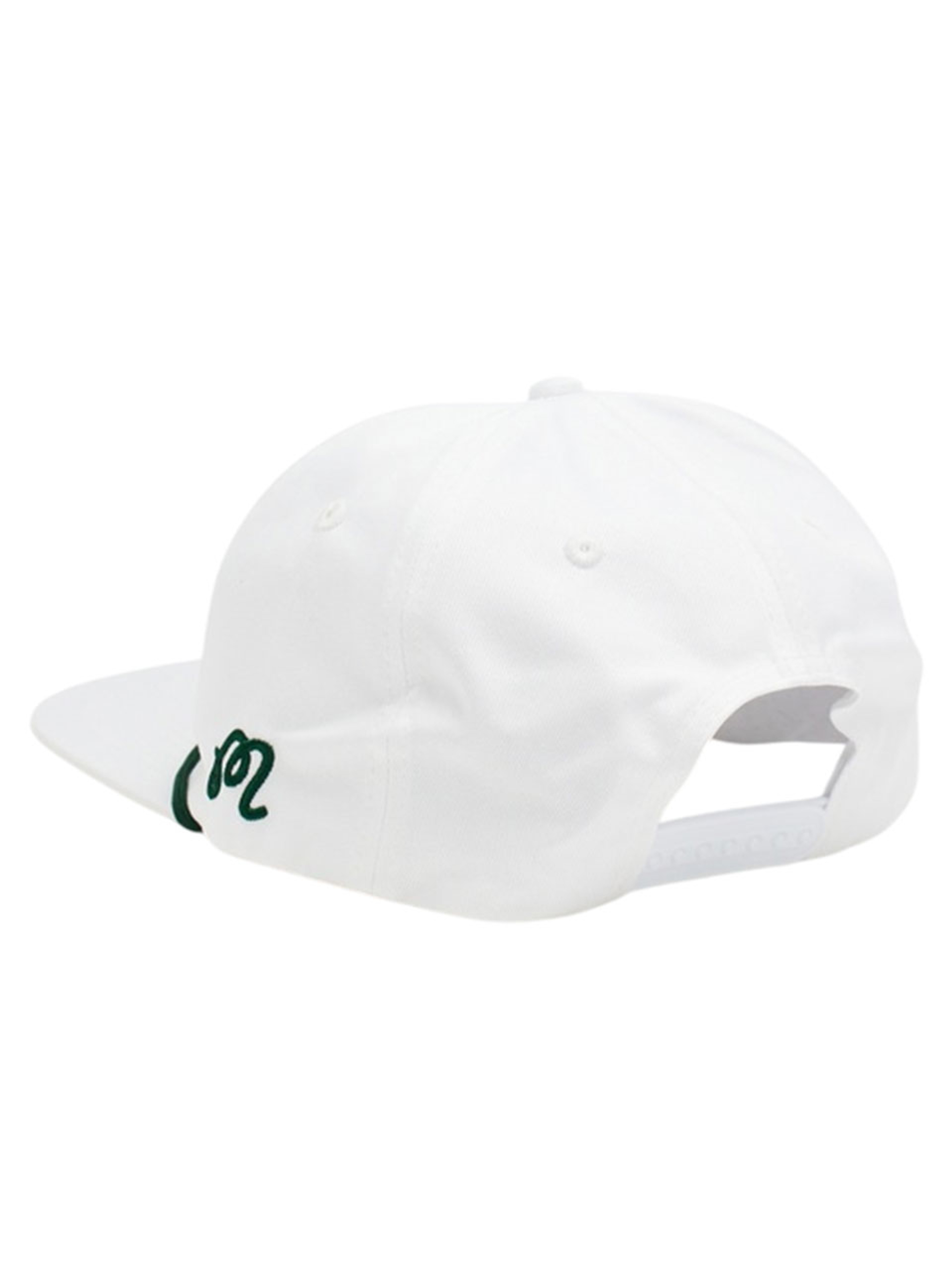 Malbon Punch Shot Cotton Twill Rope Hat - White