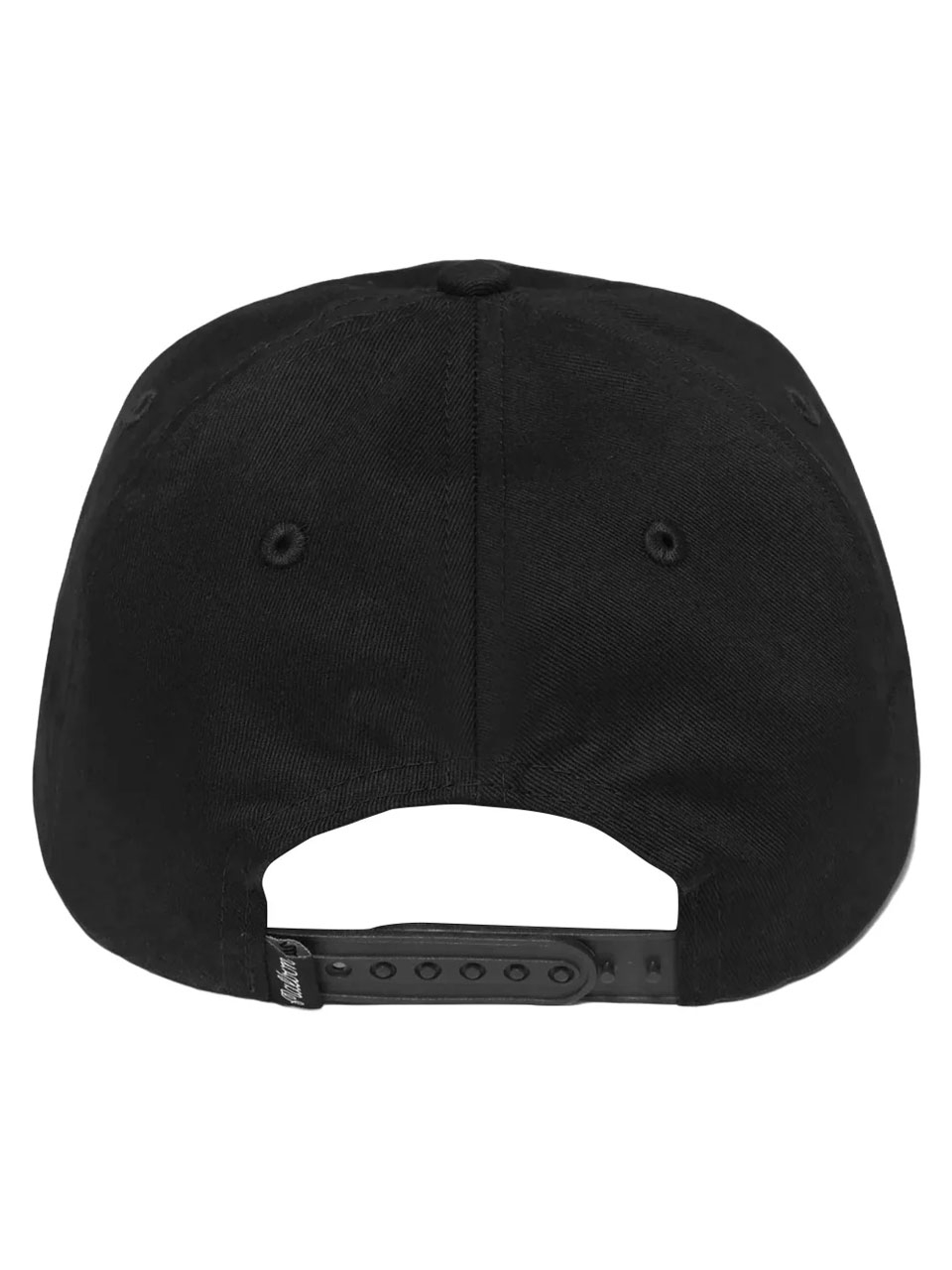 Malbon Punch Shot Cotton Twill Rope Hat - Black