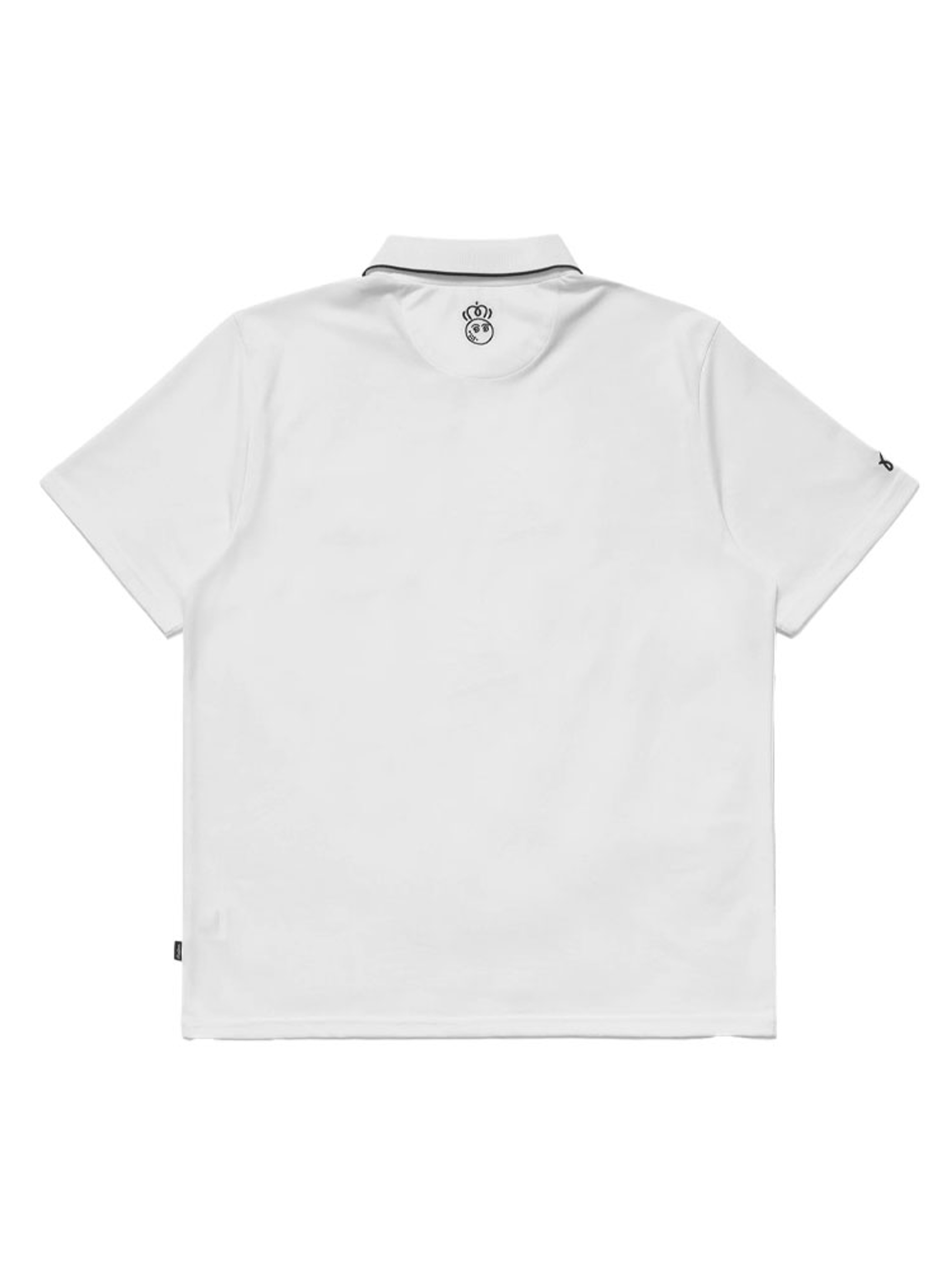 Malbon Roll King Performance Pique Polo - White