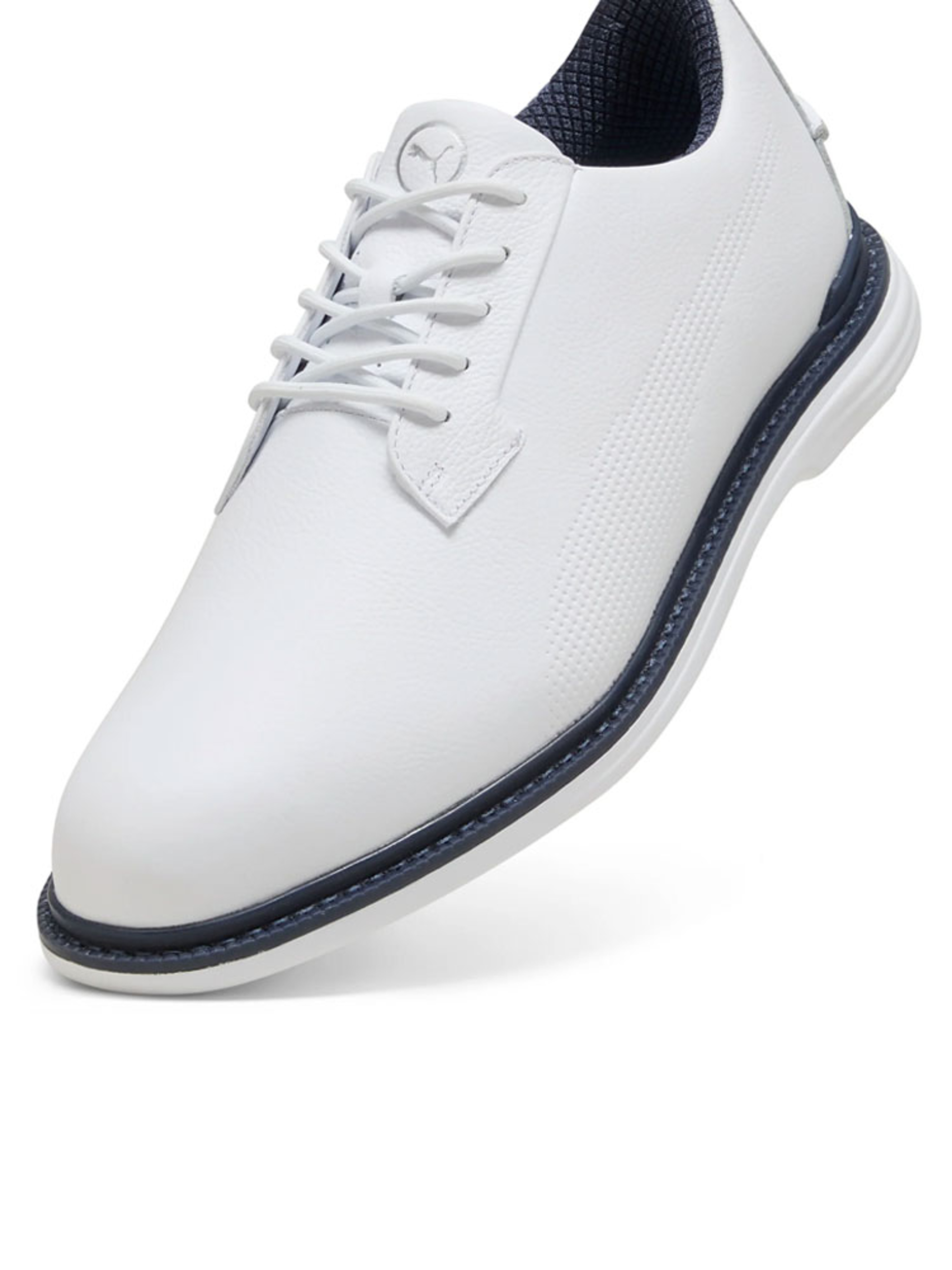 Puma Royale Golf Shoes - Puma White/Deep Navy/Team Light Blue