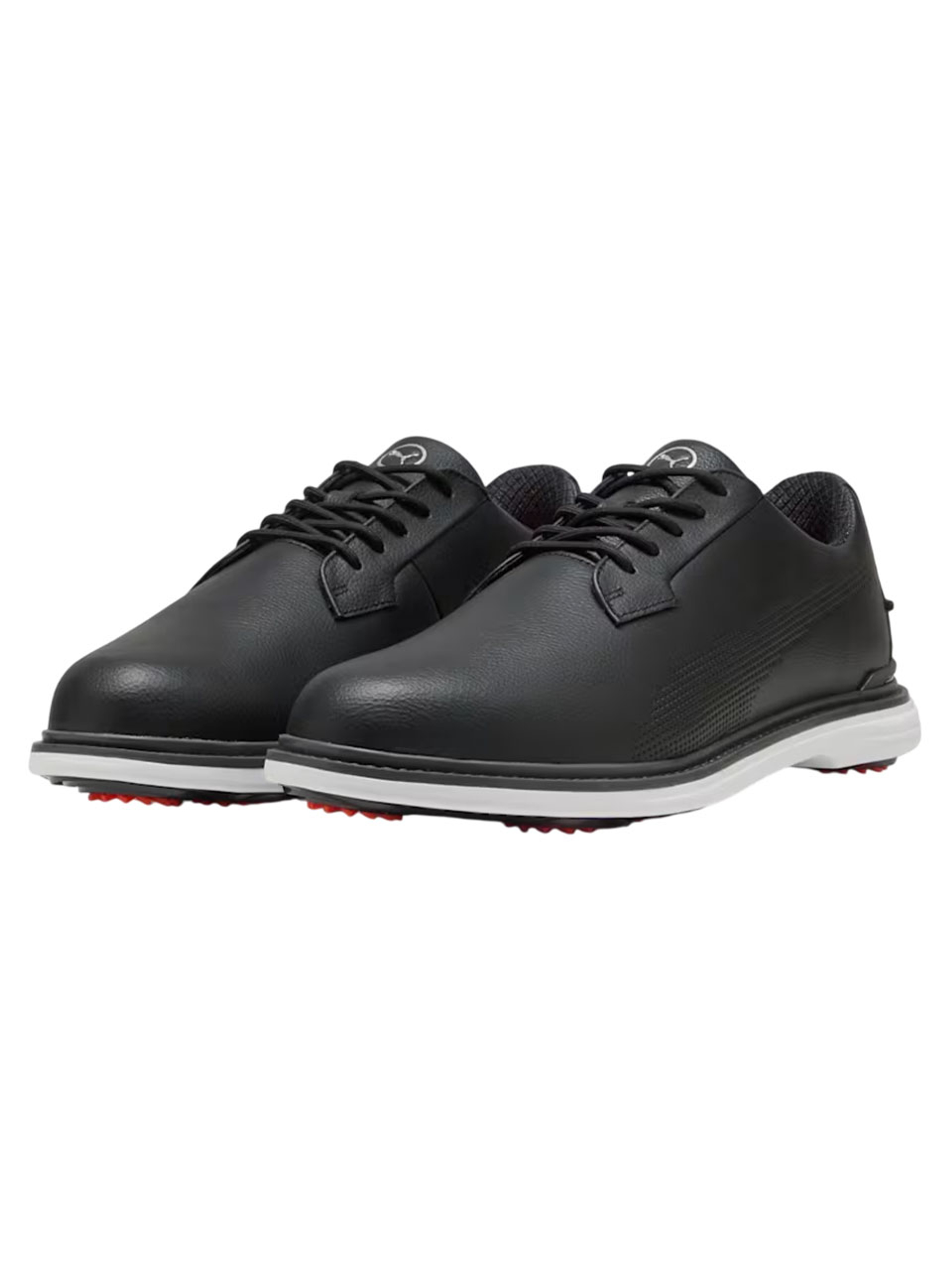 Puma Royale Golf Shoes - Puma Black/Flat Dark Grey/Red Blast