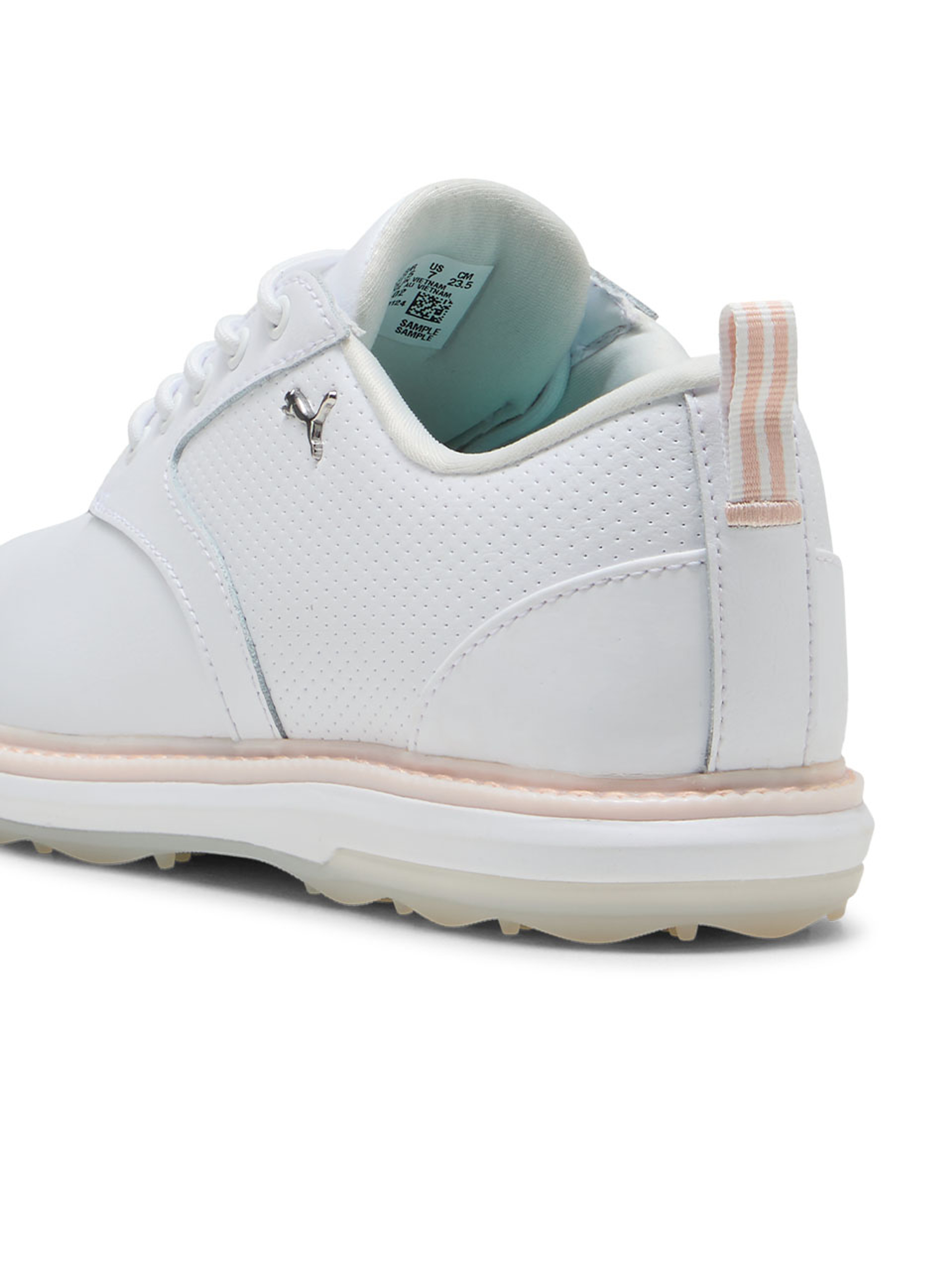 Puma Womens Avant 2 Spikeless Golf Shoes - Puma White/Island Pink