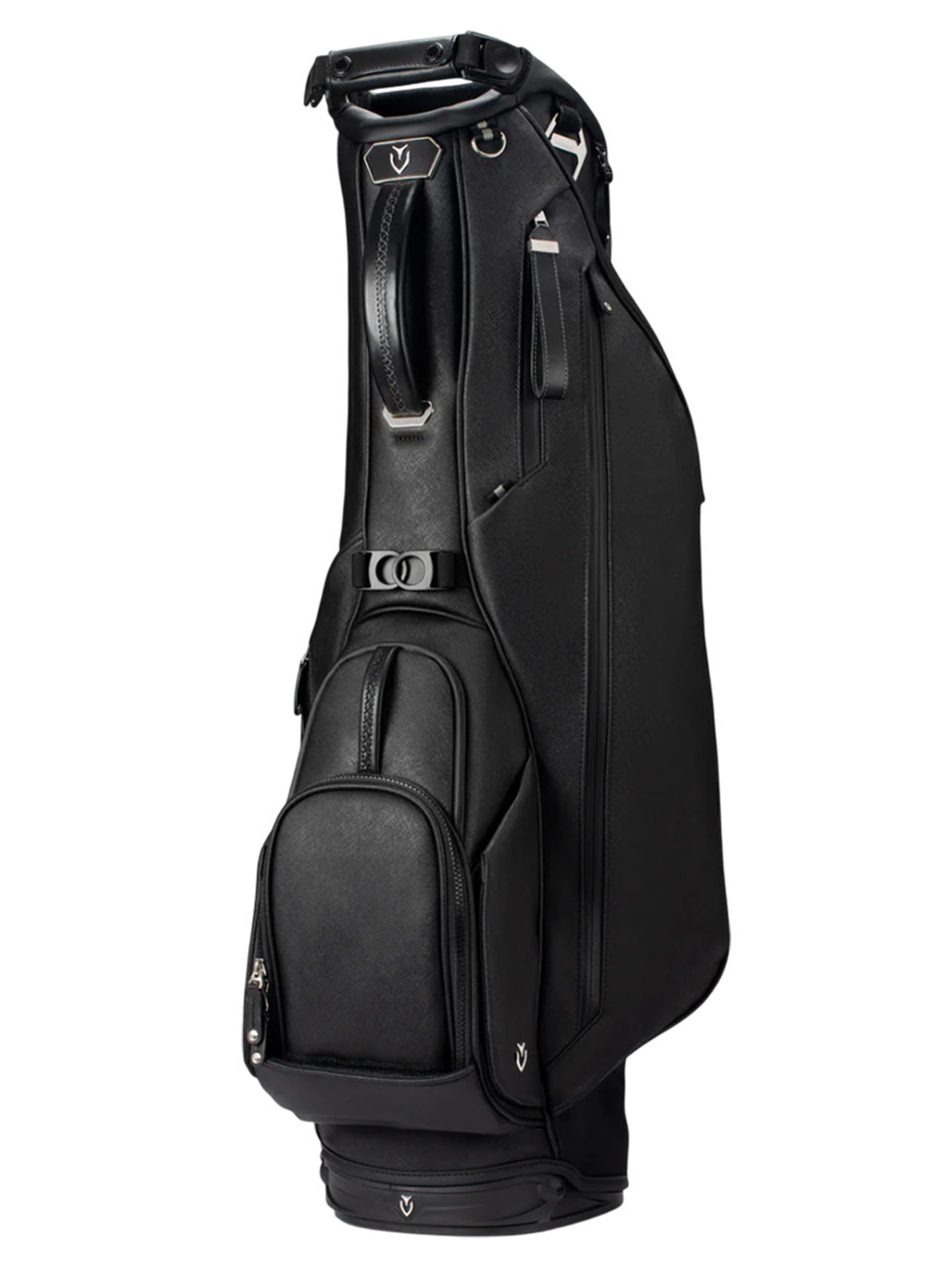 Vessel Lux Crosshatch Stand Bag - Black