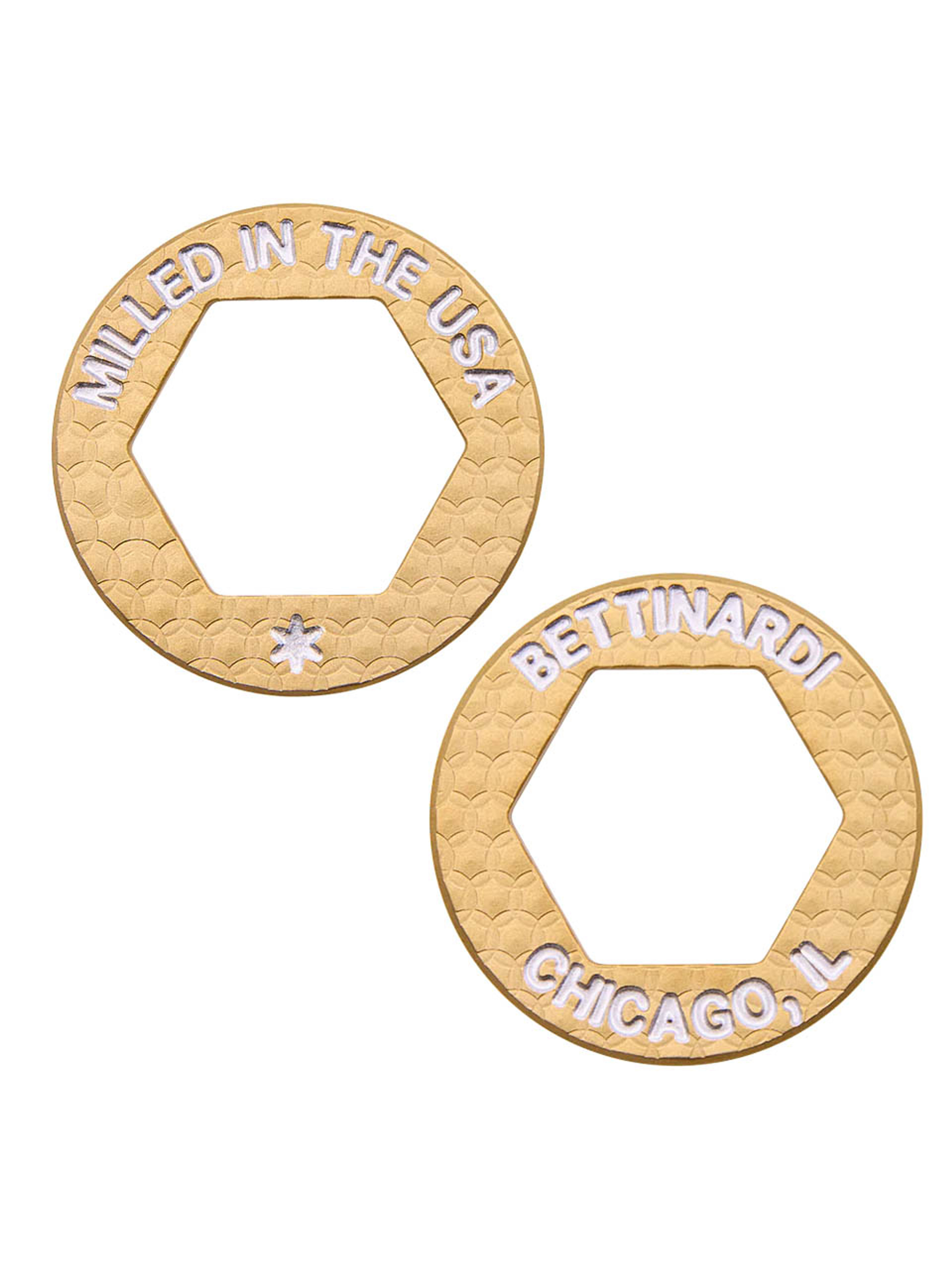 Bettinardi Bettipalooza Open Hex Ball Marker - Brass