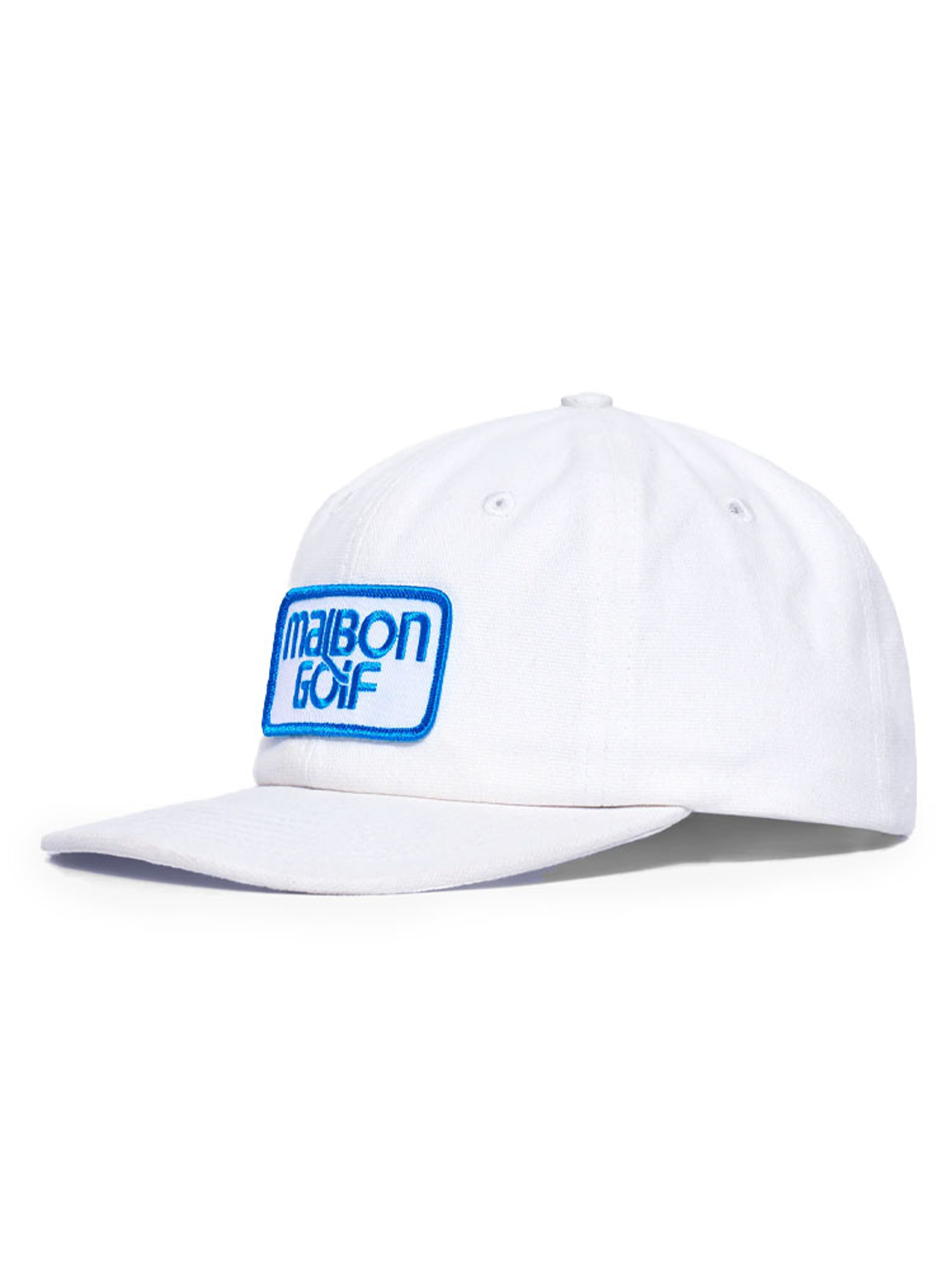 Malbon Swing Oil Canvas Hat - White