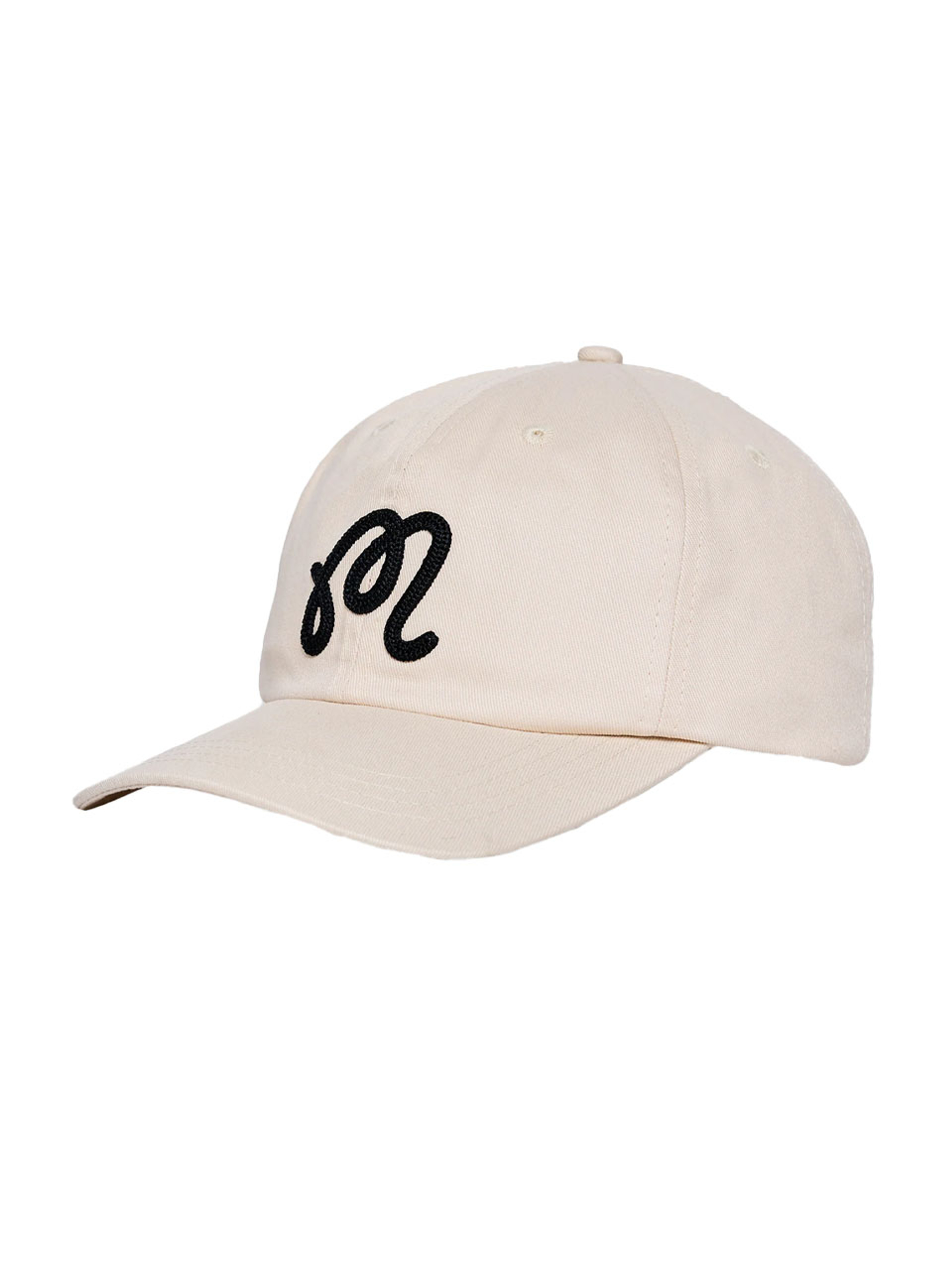 Malbon Script Chainstitch Painters Cap - Beige