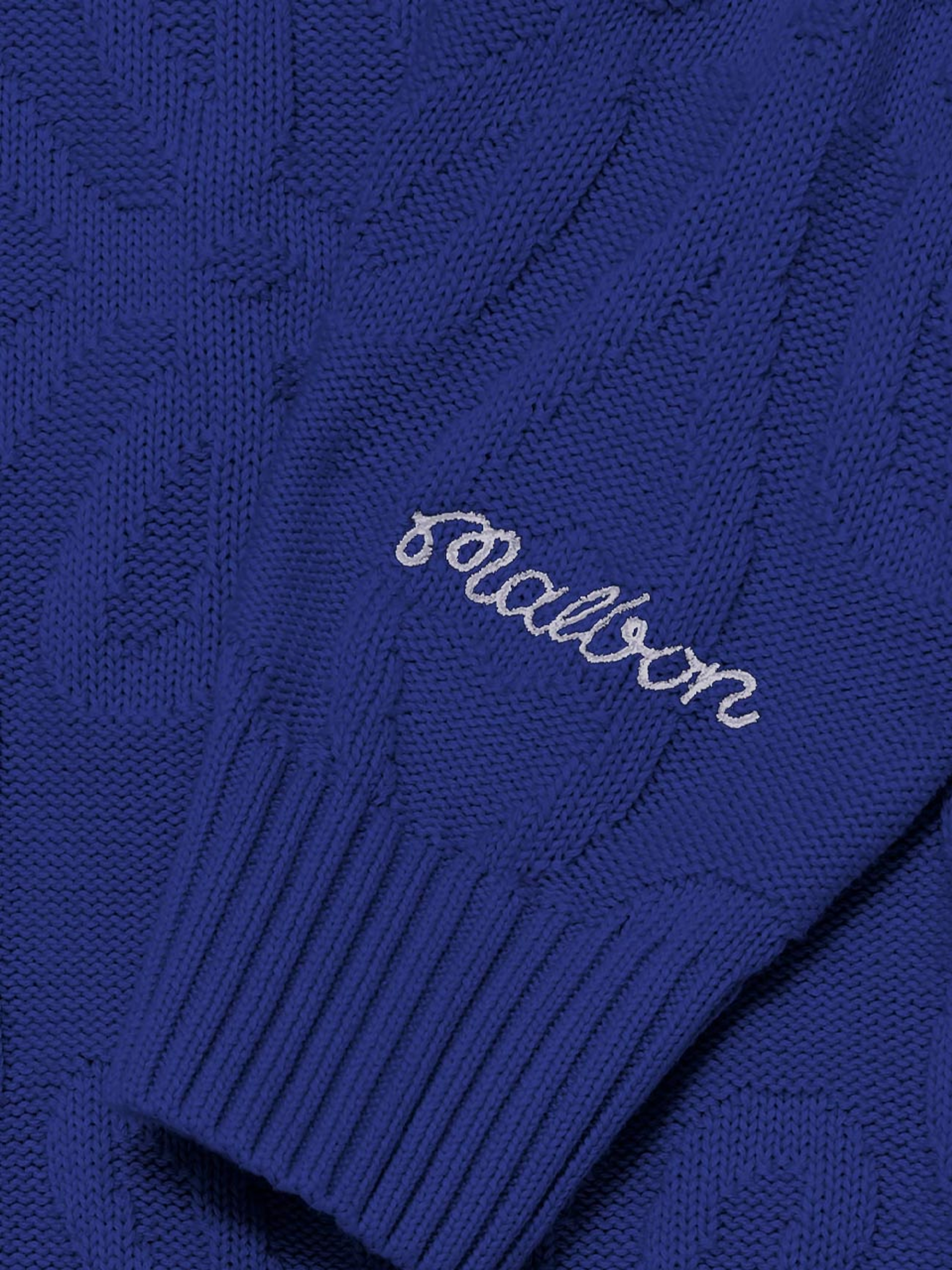 Malbon Monaco Knit Sweater - Blue