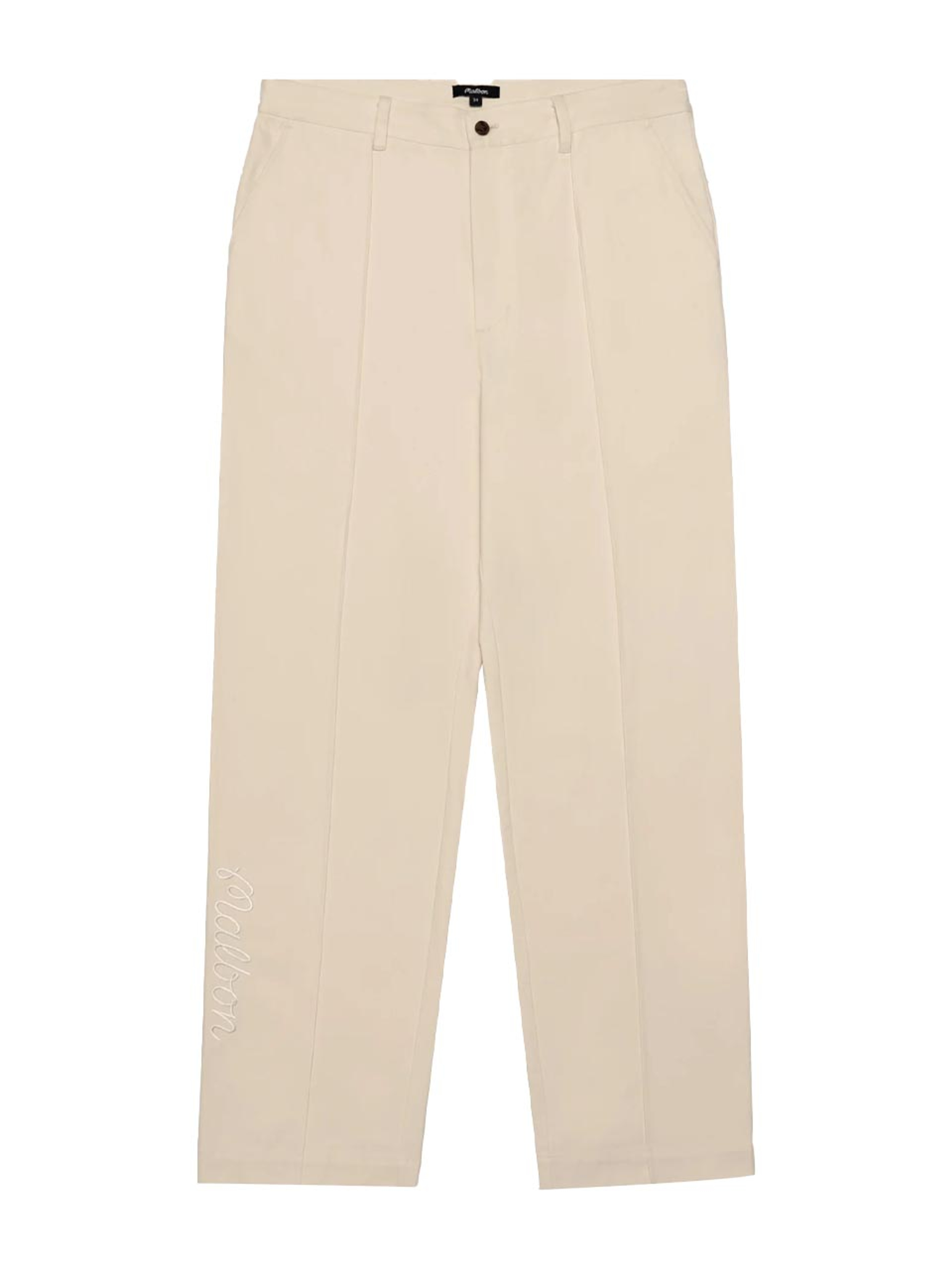 Malbon Cannes Pleated Trouser - Ivory