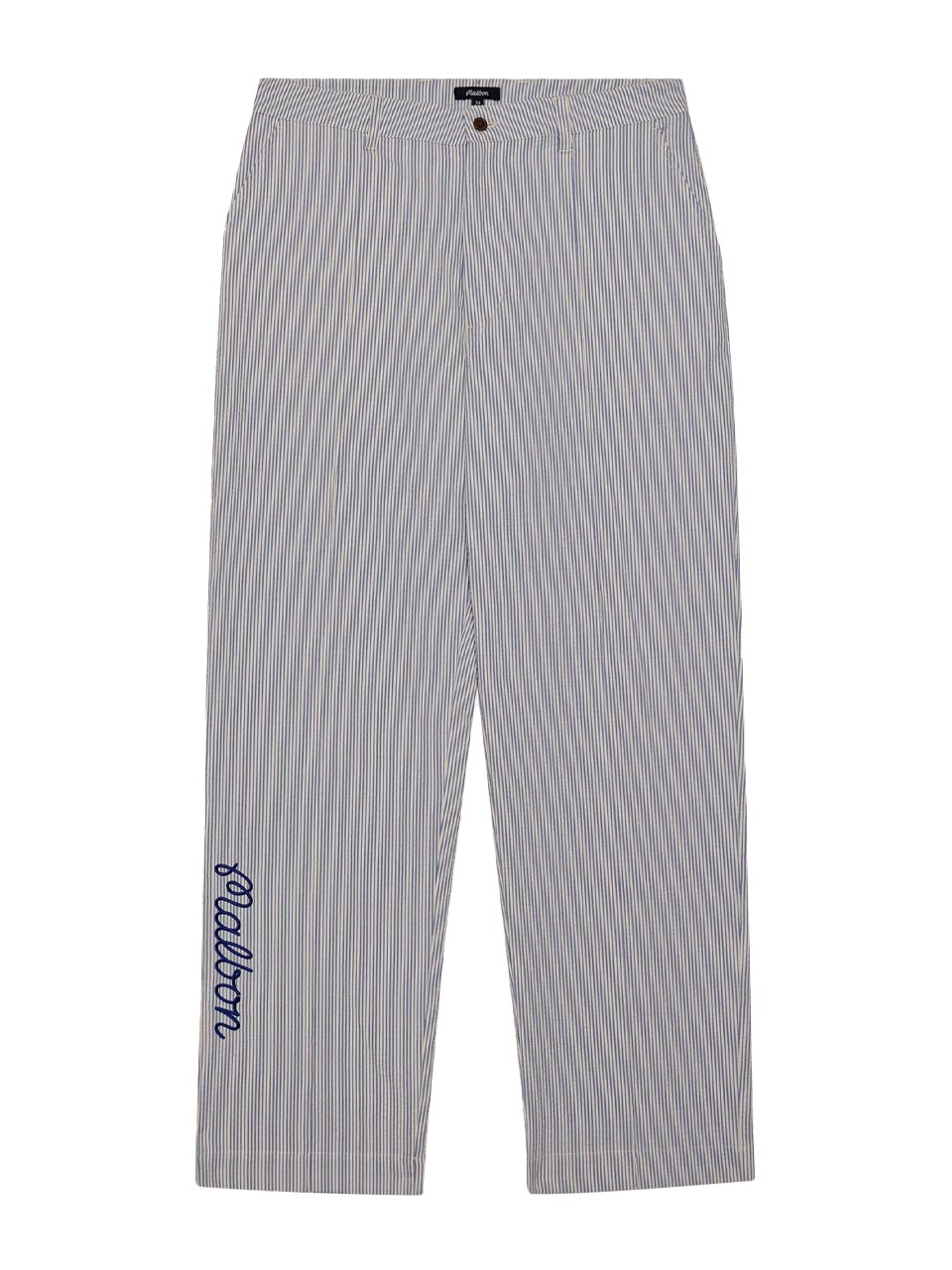 Malbon Cannes Pleated Trouser - Blue