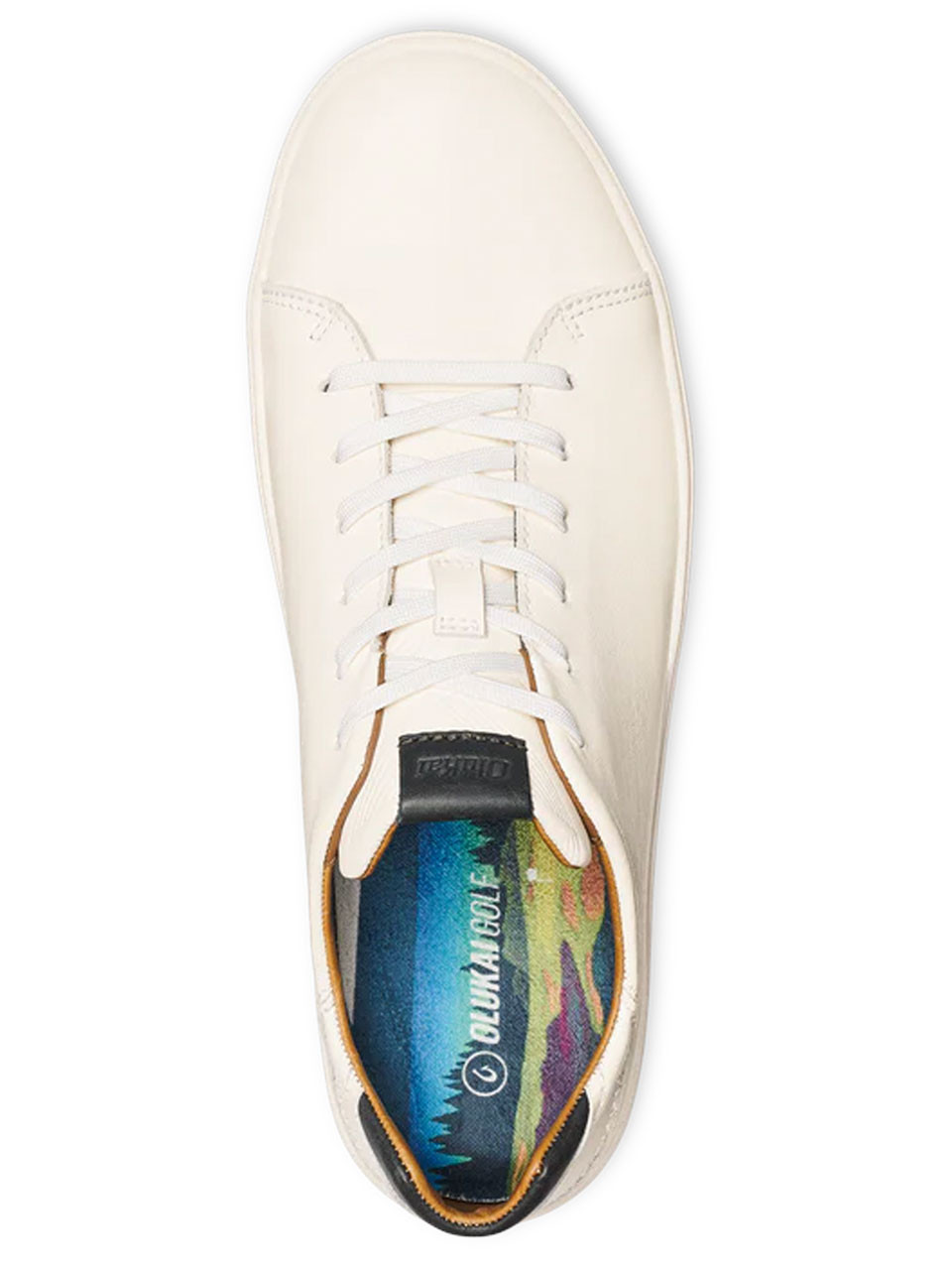 OluKai Wai‘alae Golf Shoes - White/White