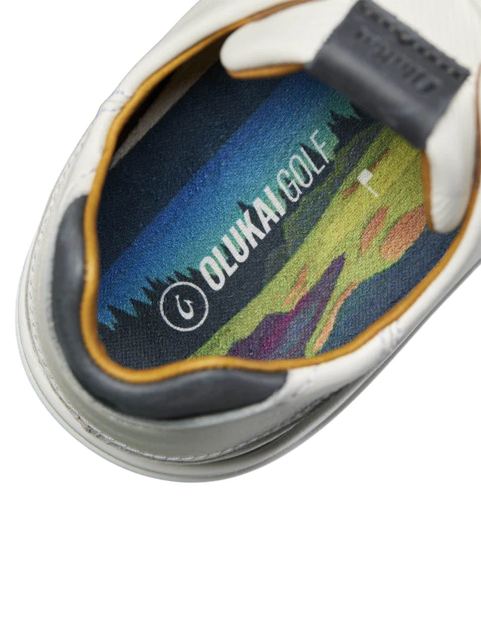 OluKai Wai‘alae Golf Shoes - White/White