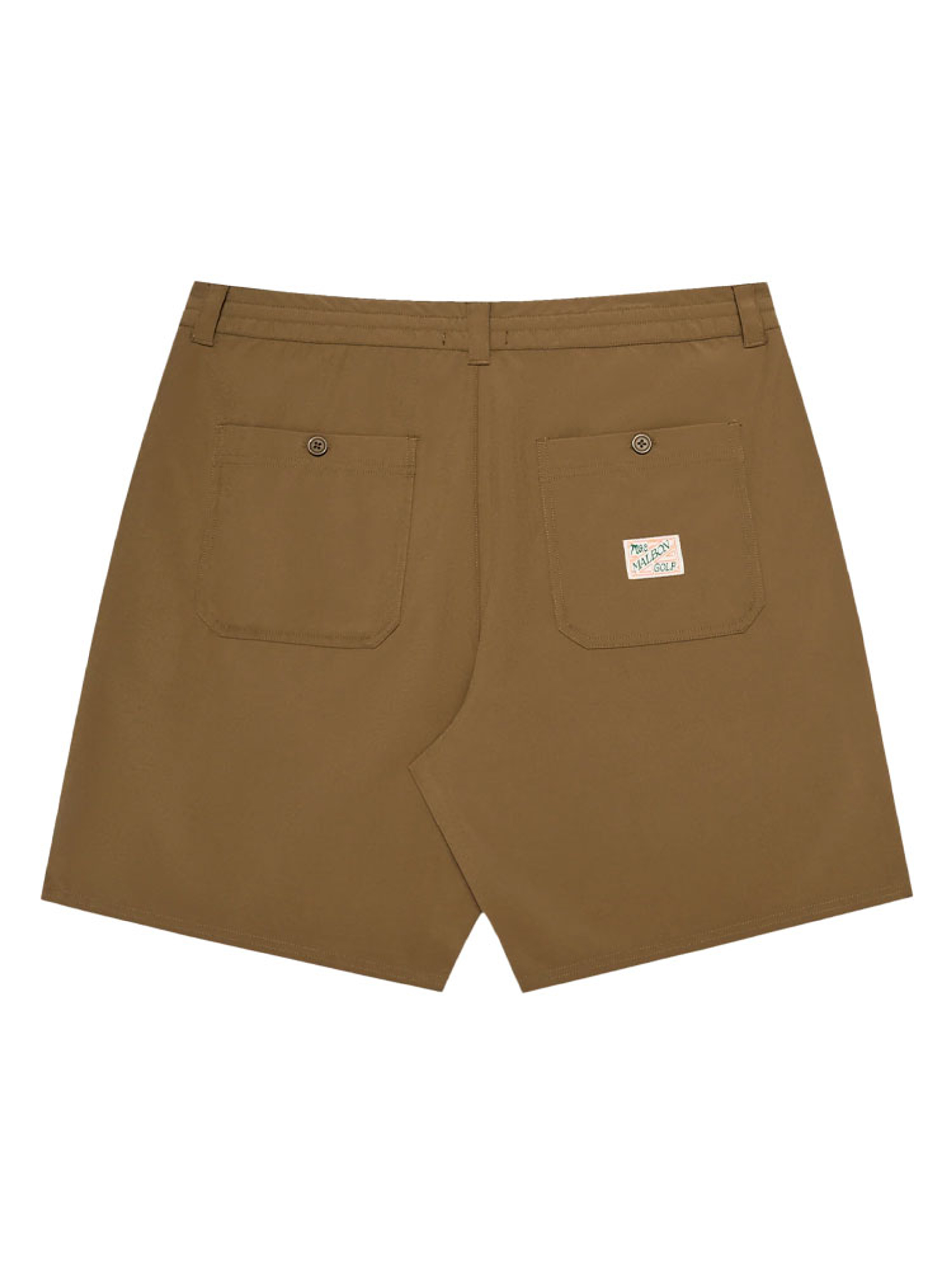 Malbon Tonino Hybrid Short Solid - Dark Khaki