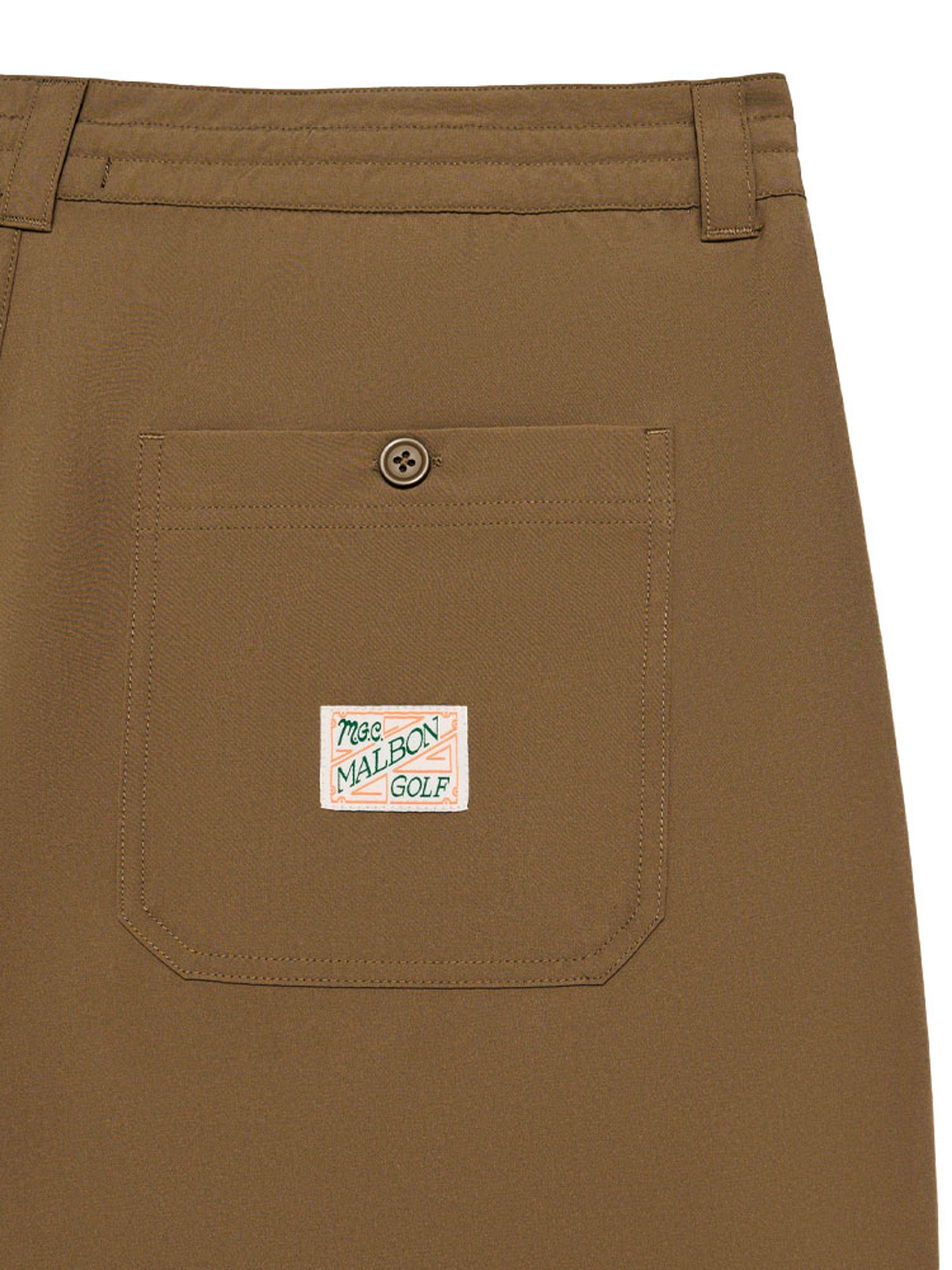 Malbon Tonino Hybrid Short Solid - Dark Khaki