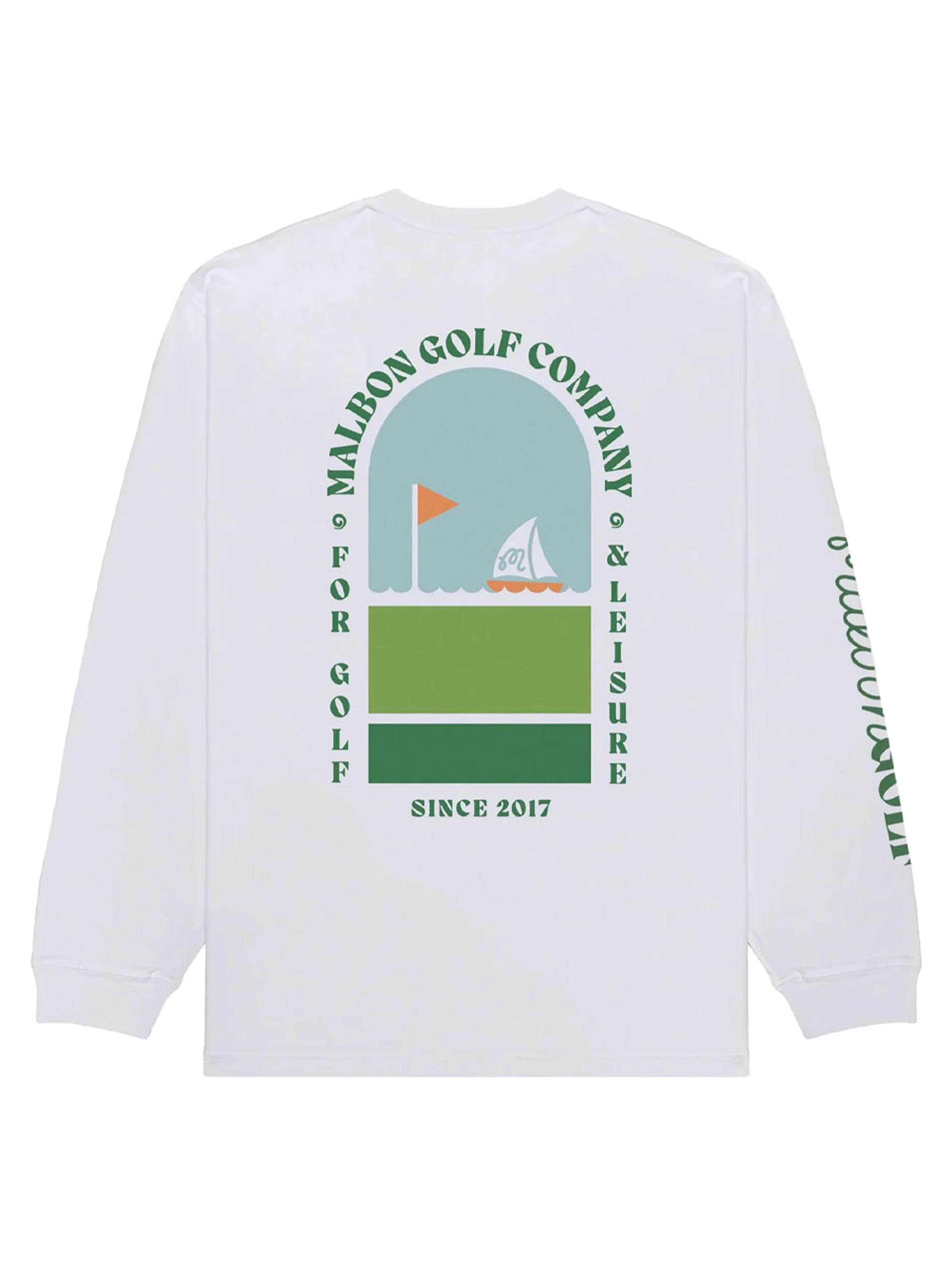 Malbon Marina LS Tee - White