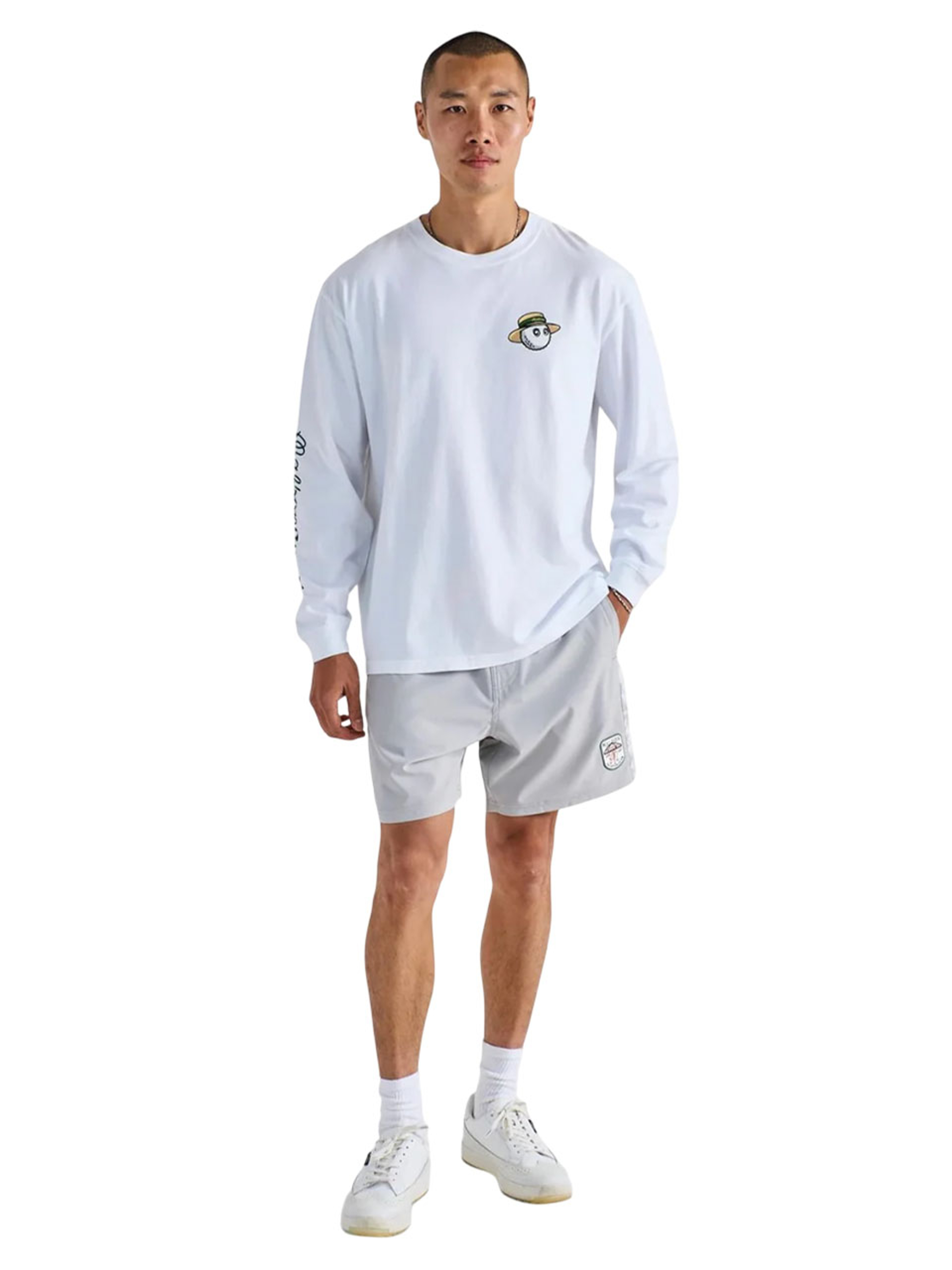 Malbon Marina LS Tee - White
